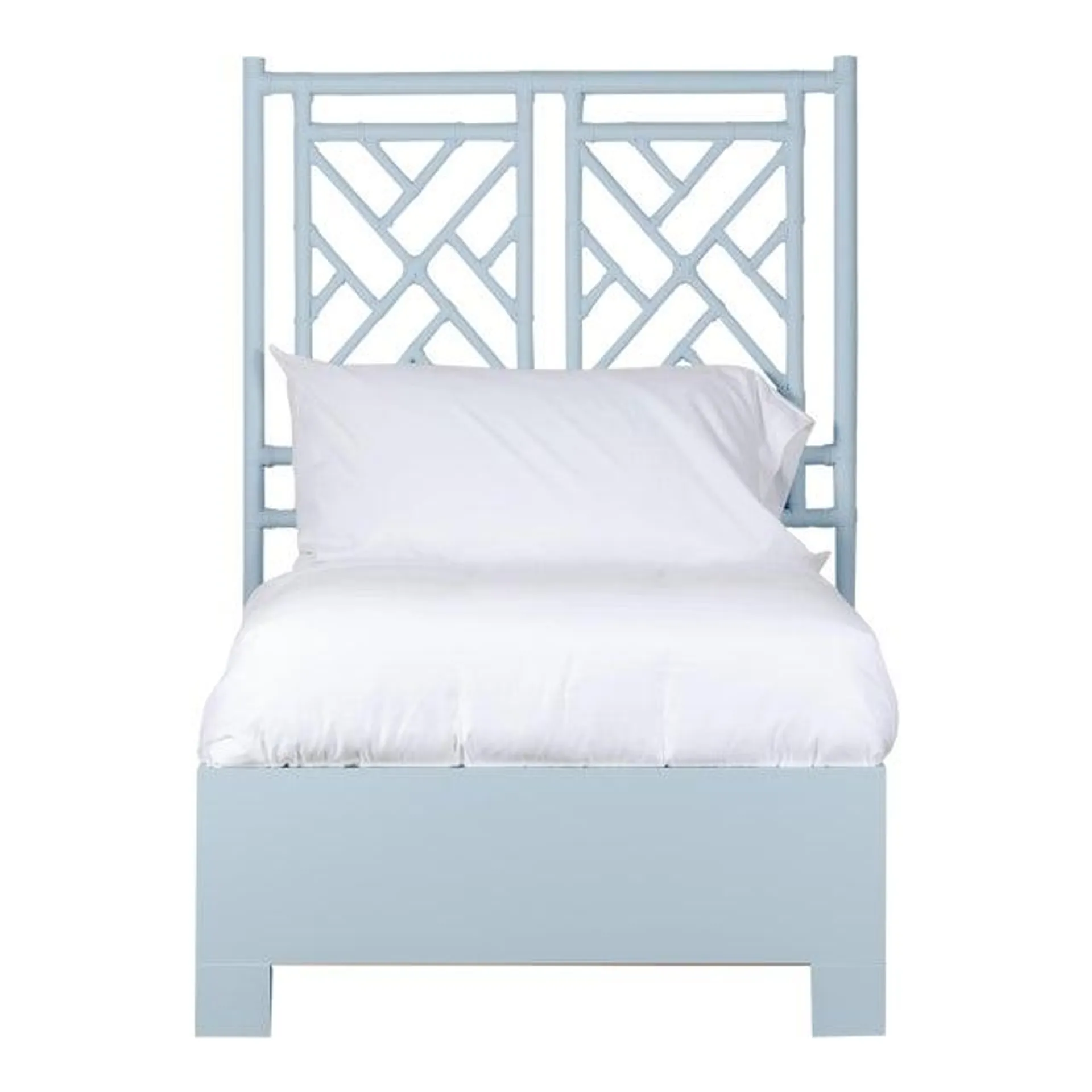 Chippendale Bed Twin - Blue