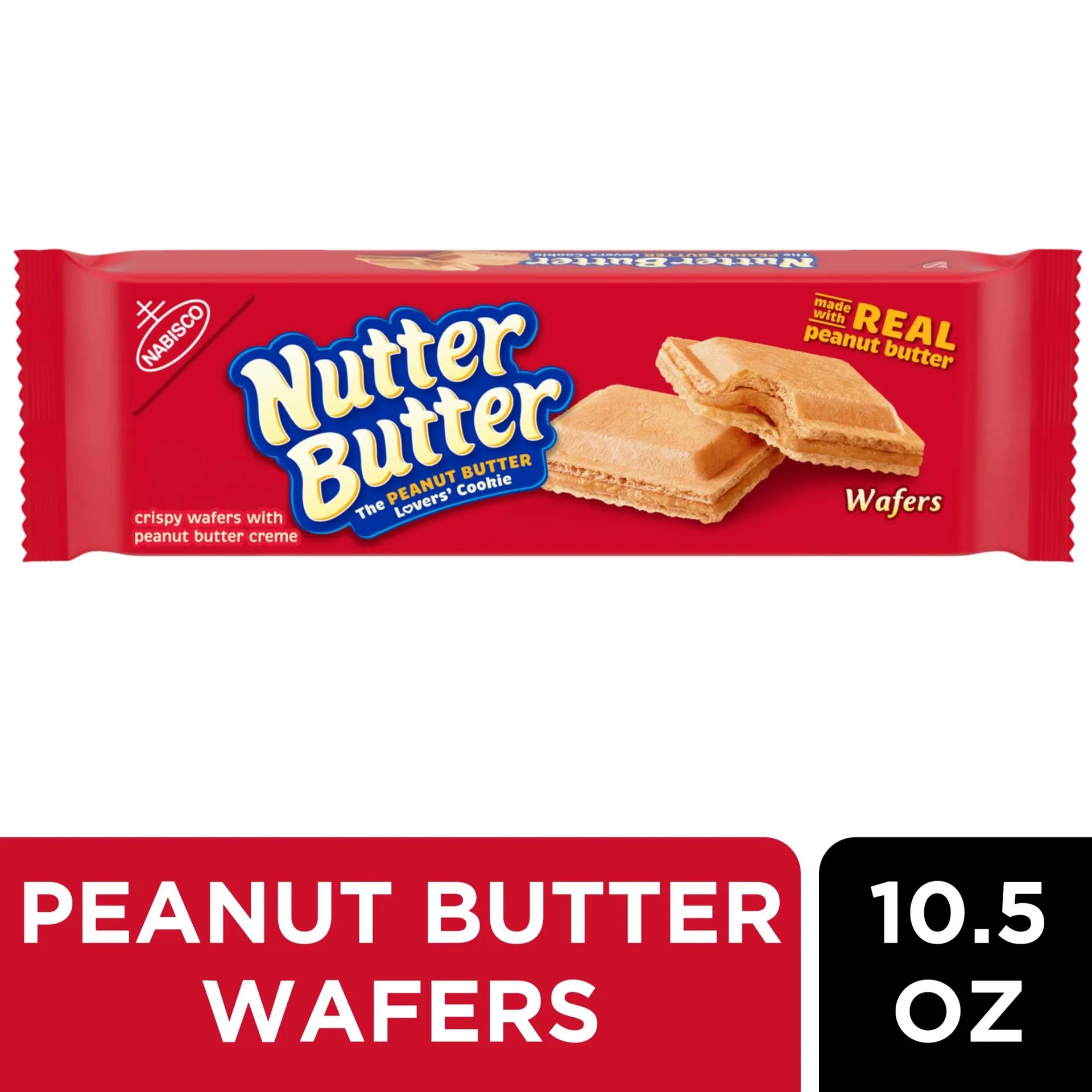 Nutter Butter Peanut Butter Wafer Cookies, 10.5 oz