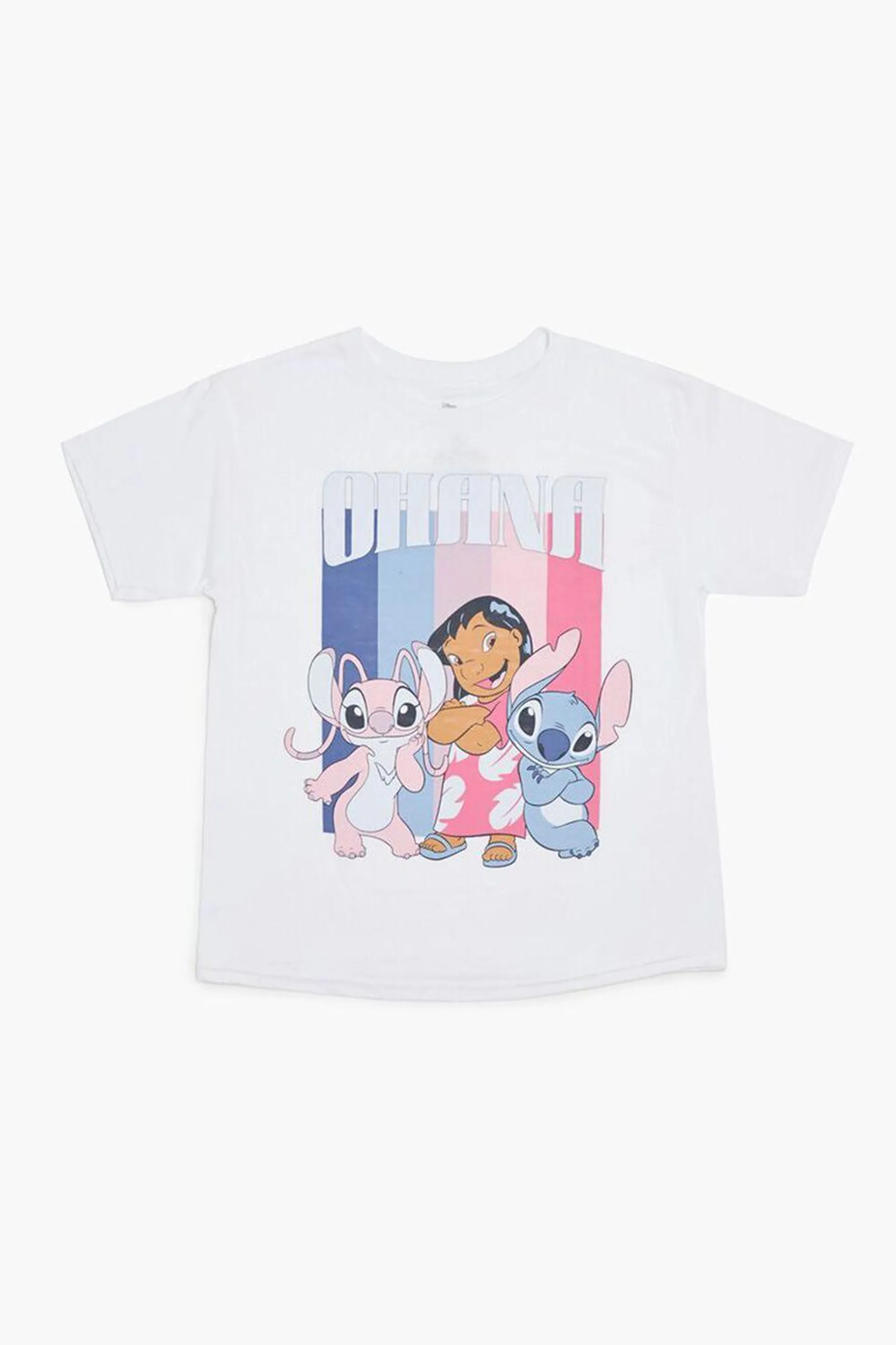 Girls Ohana Lilo & Stitch Tee (Kids)