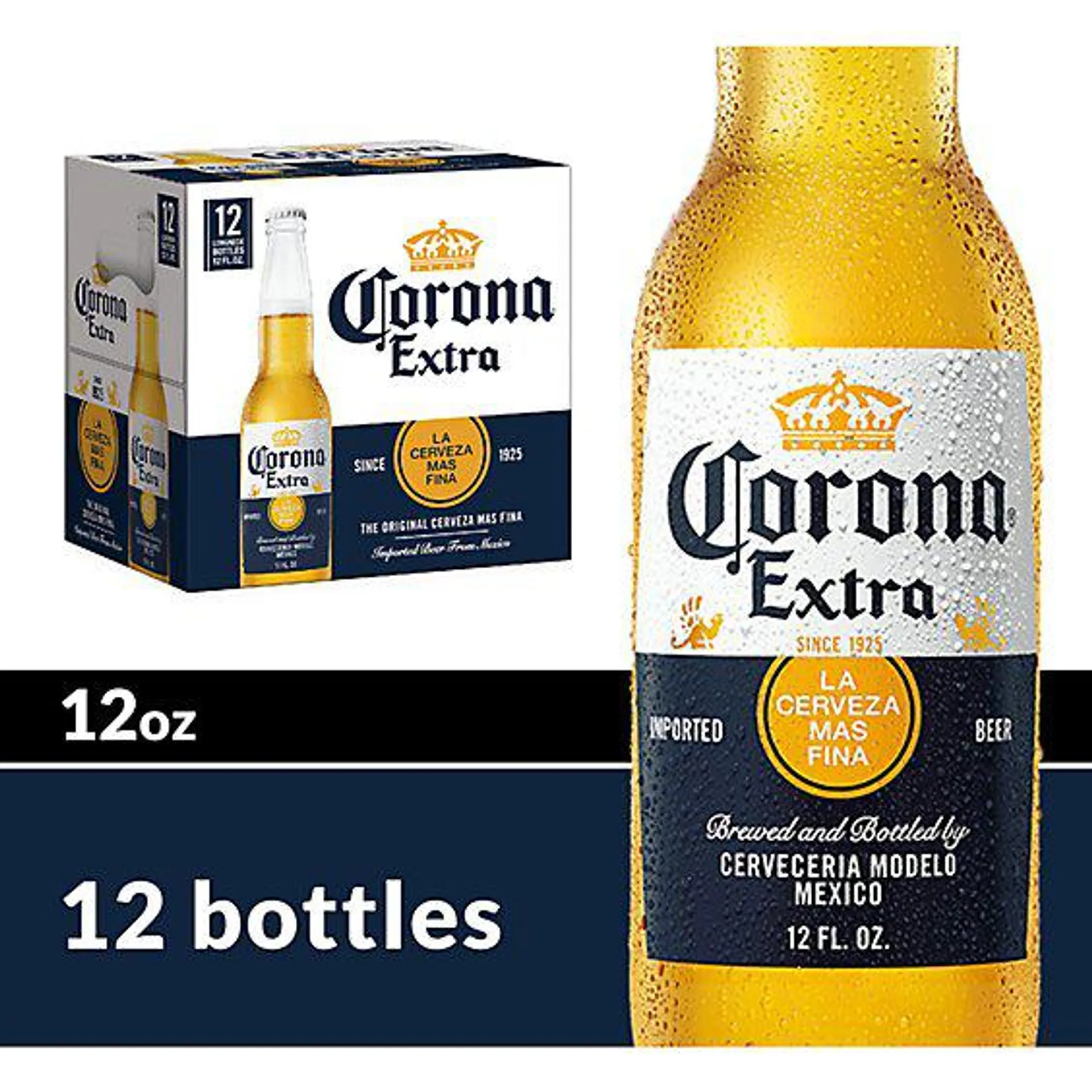 Corona Extra Lager Mexican Bee... tles - 12-12 Fl. Oz.