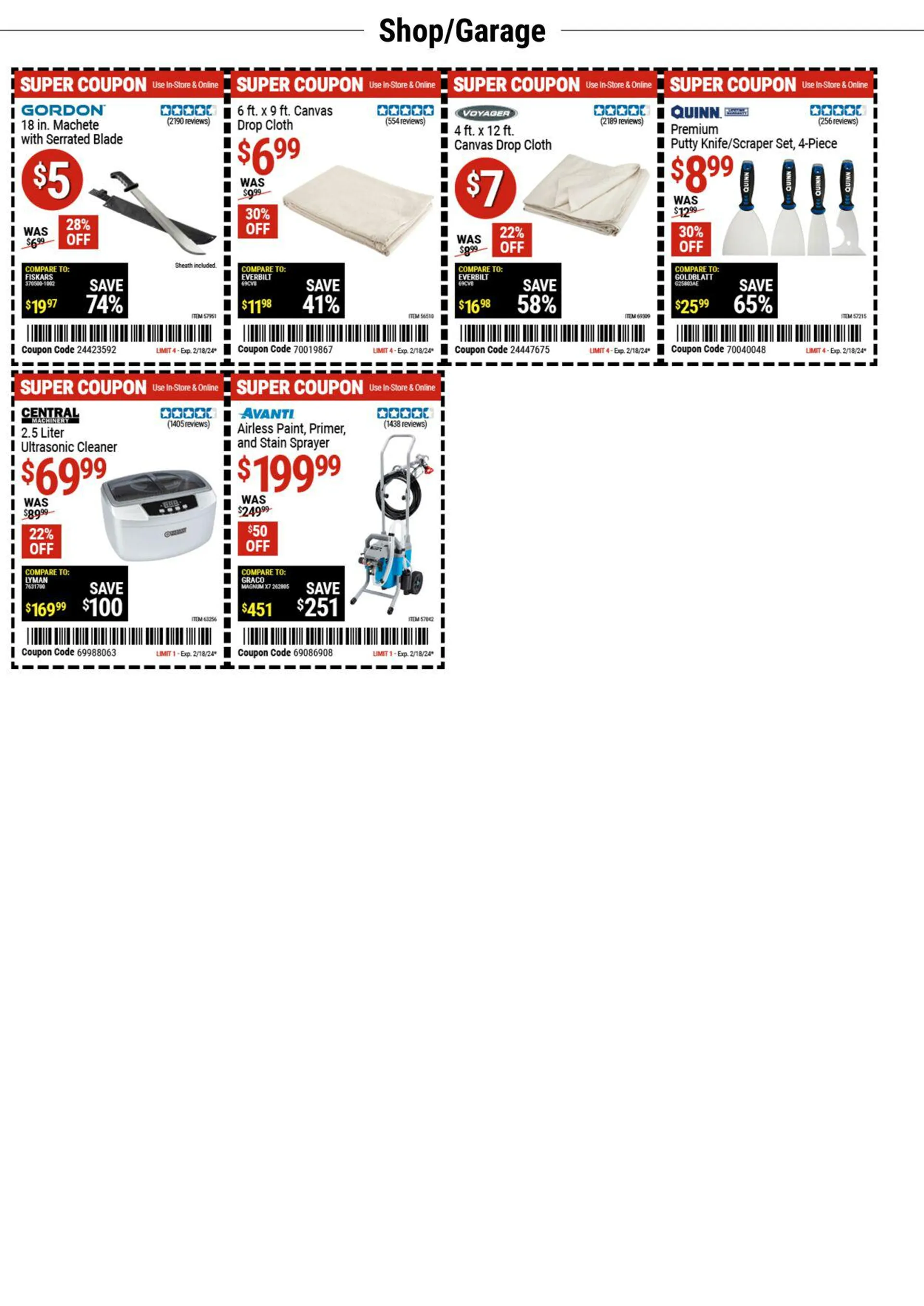 Weekly ad Harbor Freight Current weekly ad from February 5 to February 18 2024 - Page 9