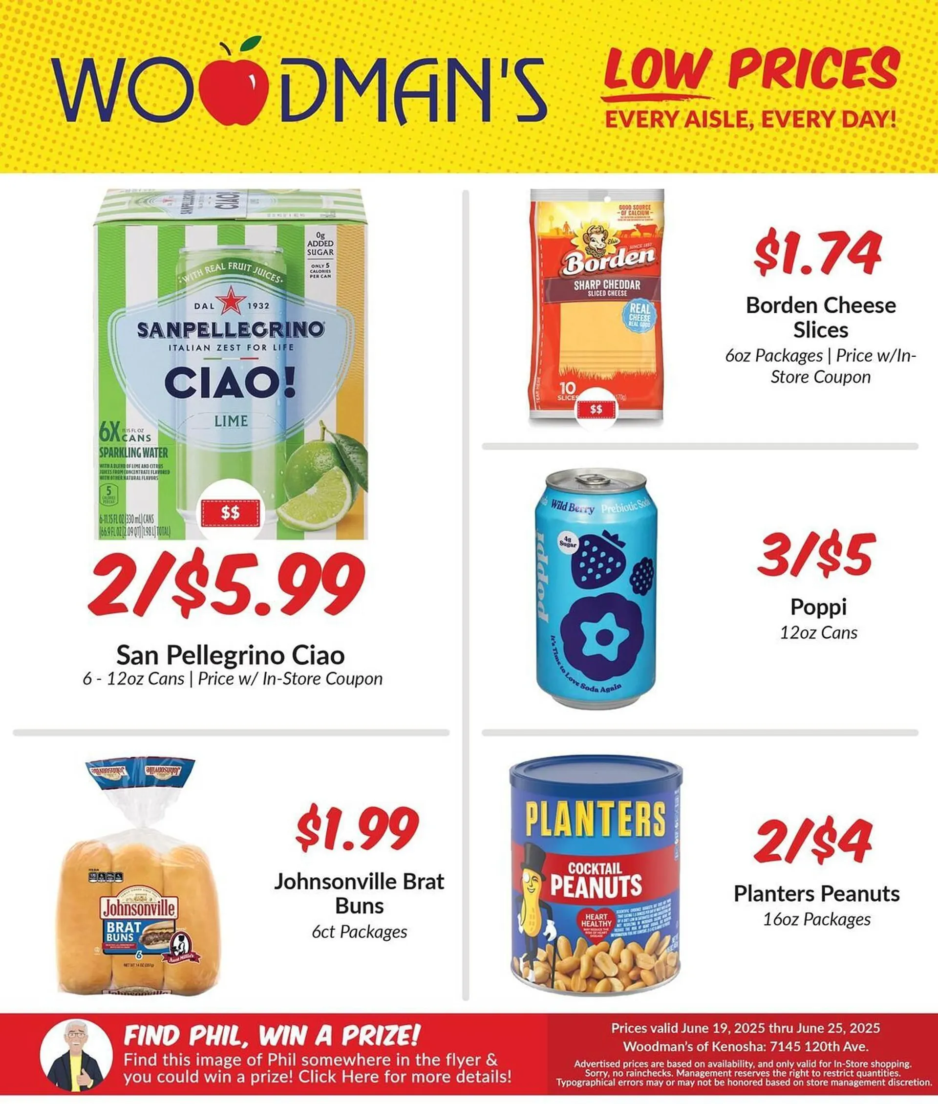 Weekly ad Woodman's Weekly Ad from June 19 to June 25 2025 - Page 1