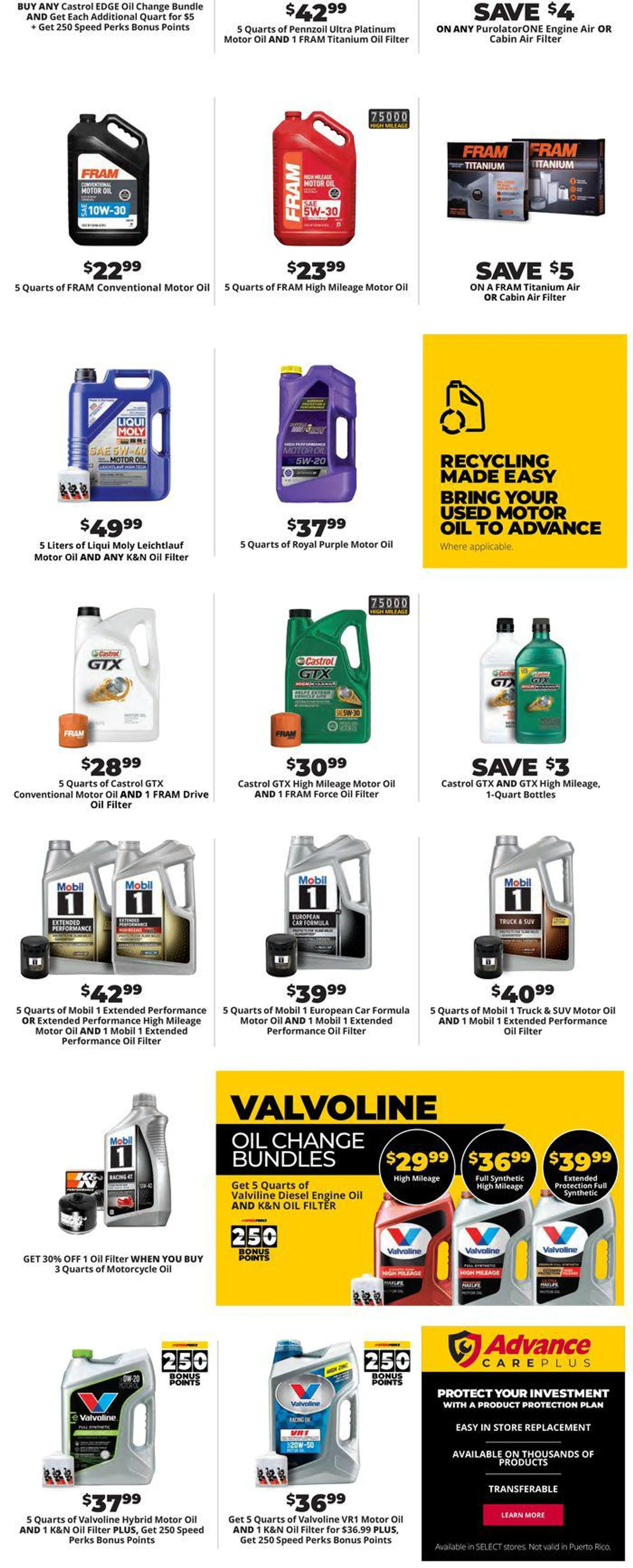Weekly ad Right Oil. Right Filter. Right Price. Every Day. from March 28 to May 22 2024 - Page 2