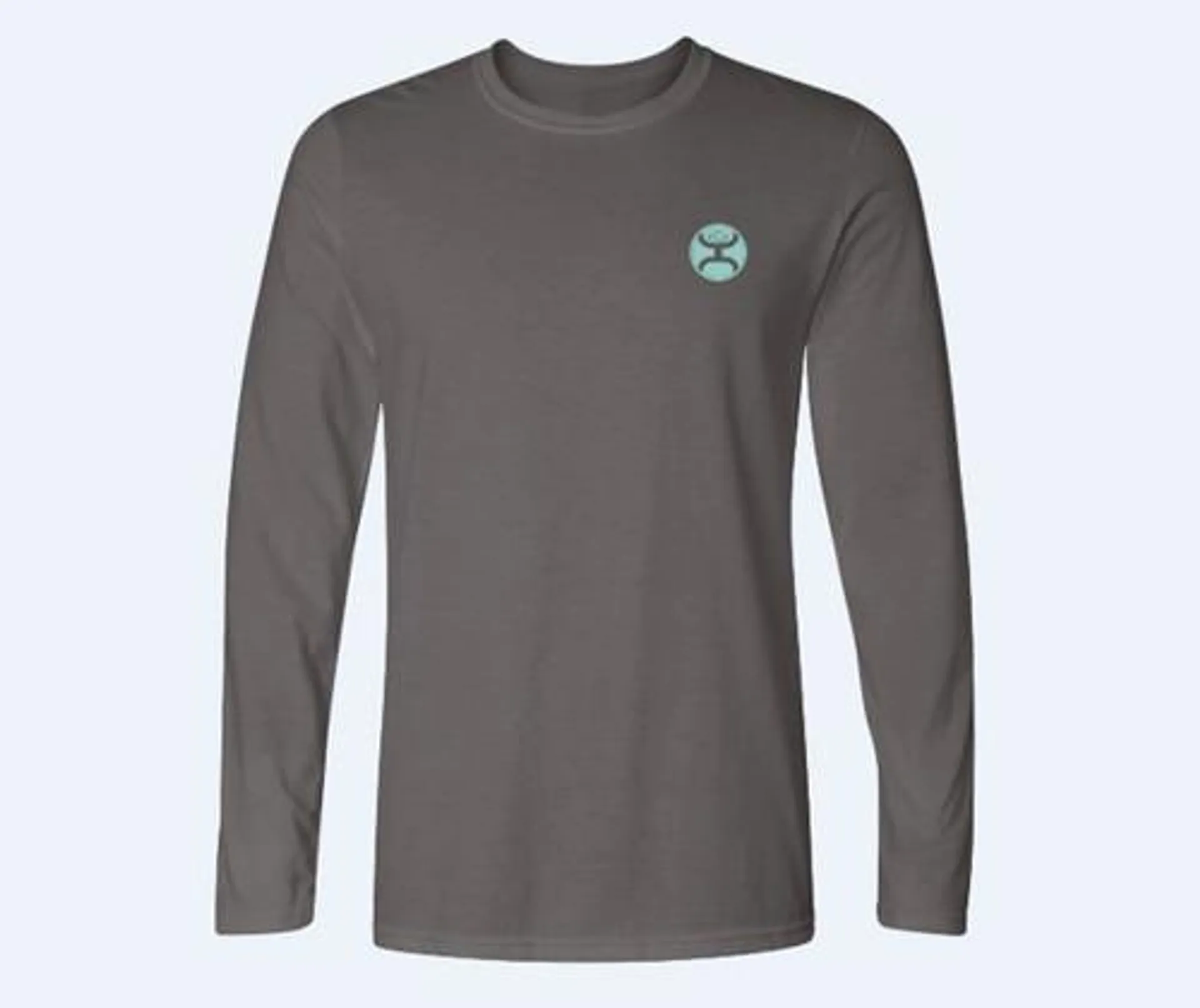 Hooey Mens Market Charcoal Long Sleeve T-Shirt