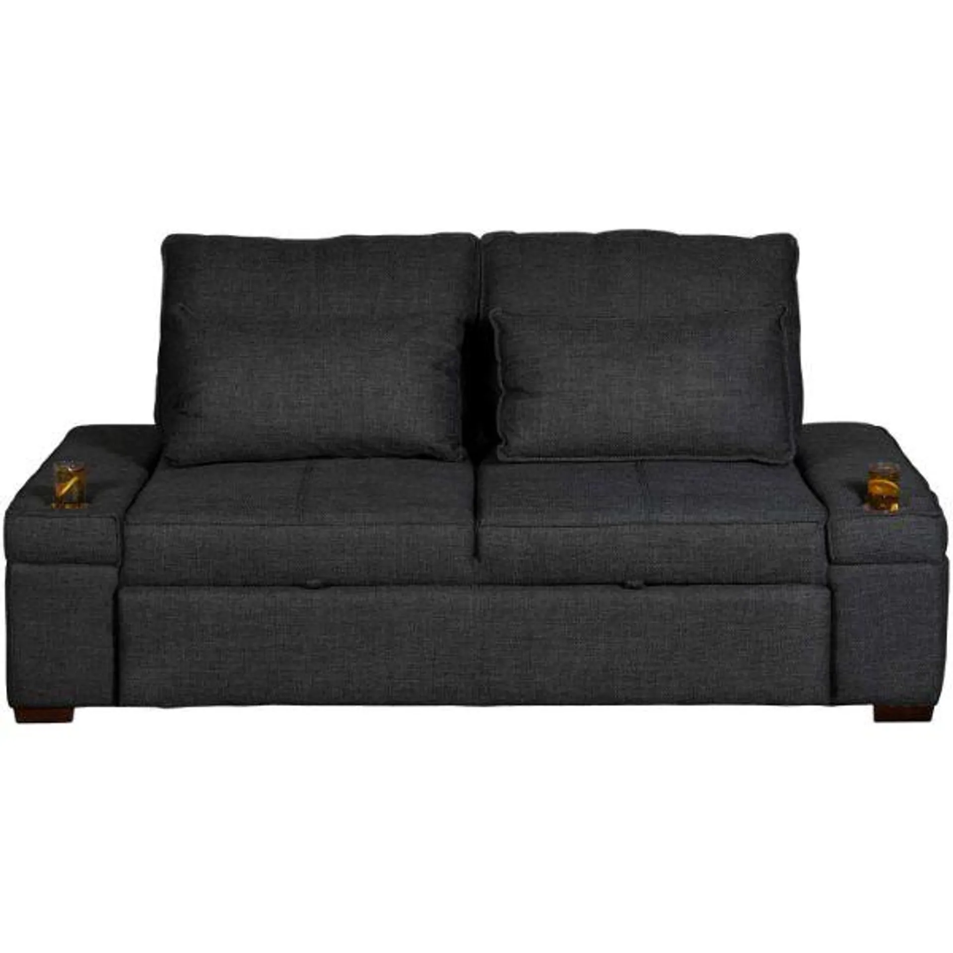 Zoona Gray Sofa with Pull Out Bed