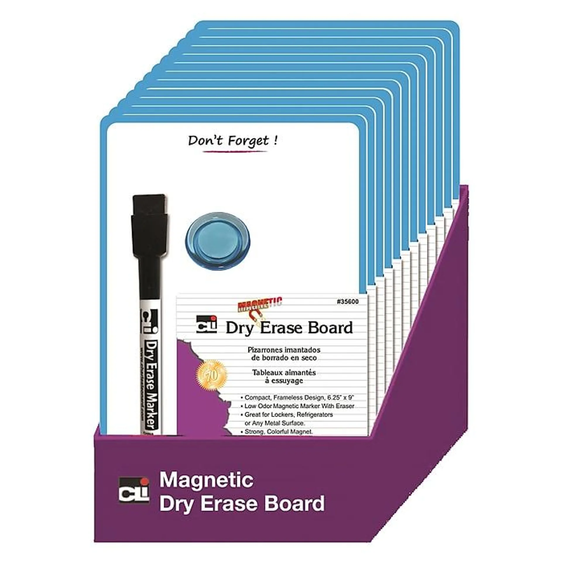 CLI Don't Forget Magnetic Mini Dry Erase Board,