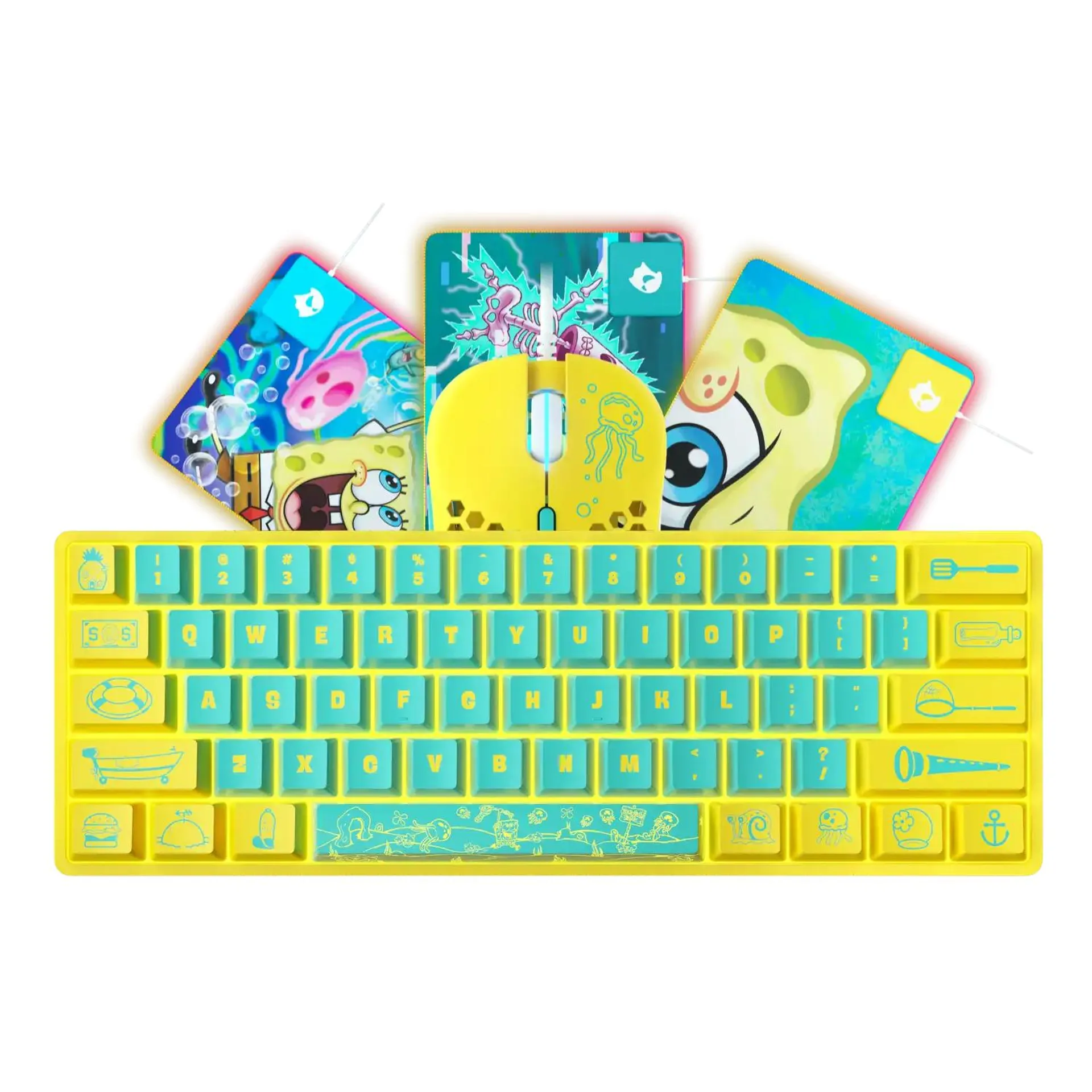SpongeBob X Ghost Treasure Combo Set (Banshee K68/ K1 Pro)