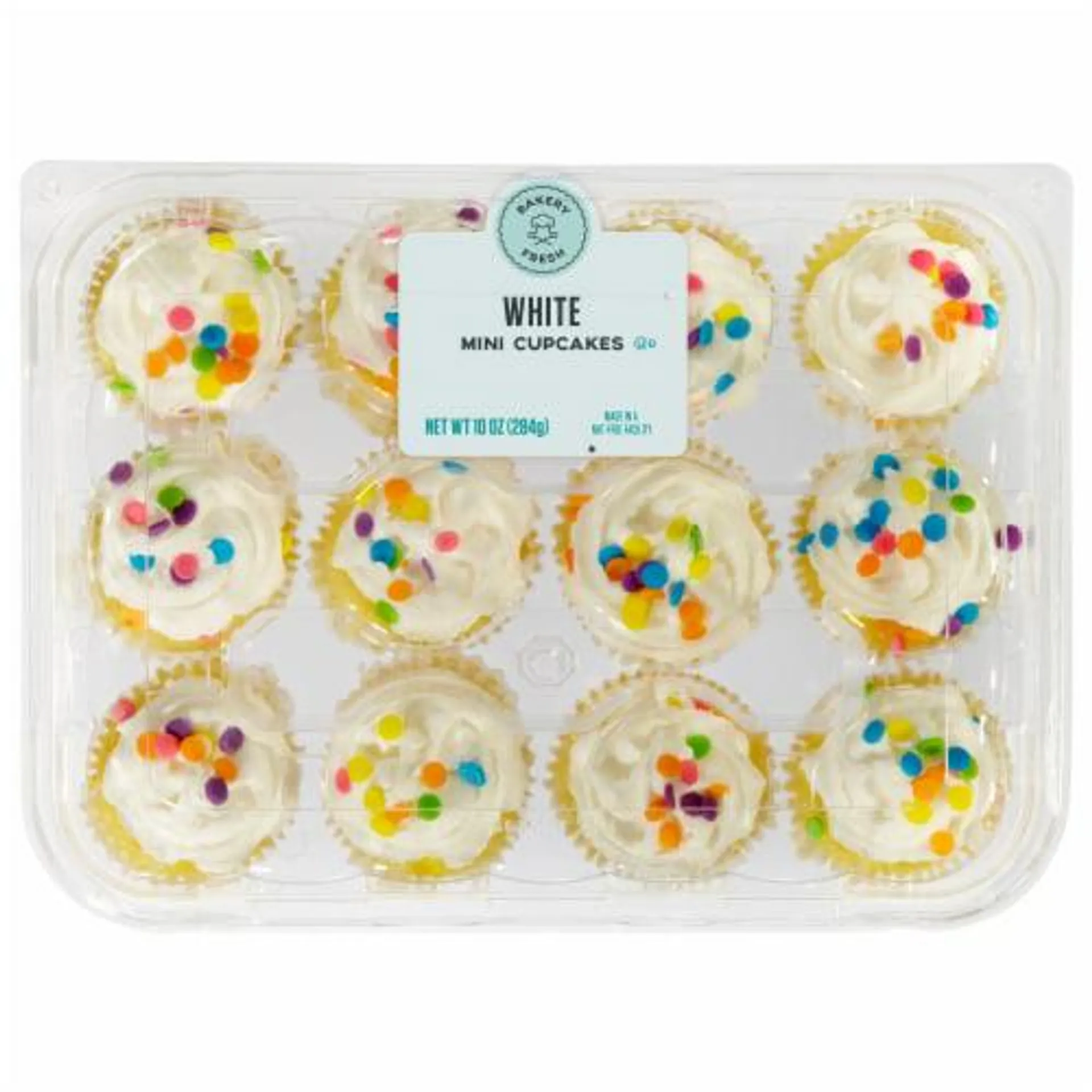 Bakery Fresh Mini Cupcakes - White