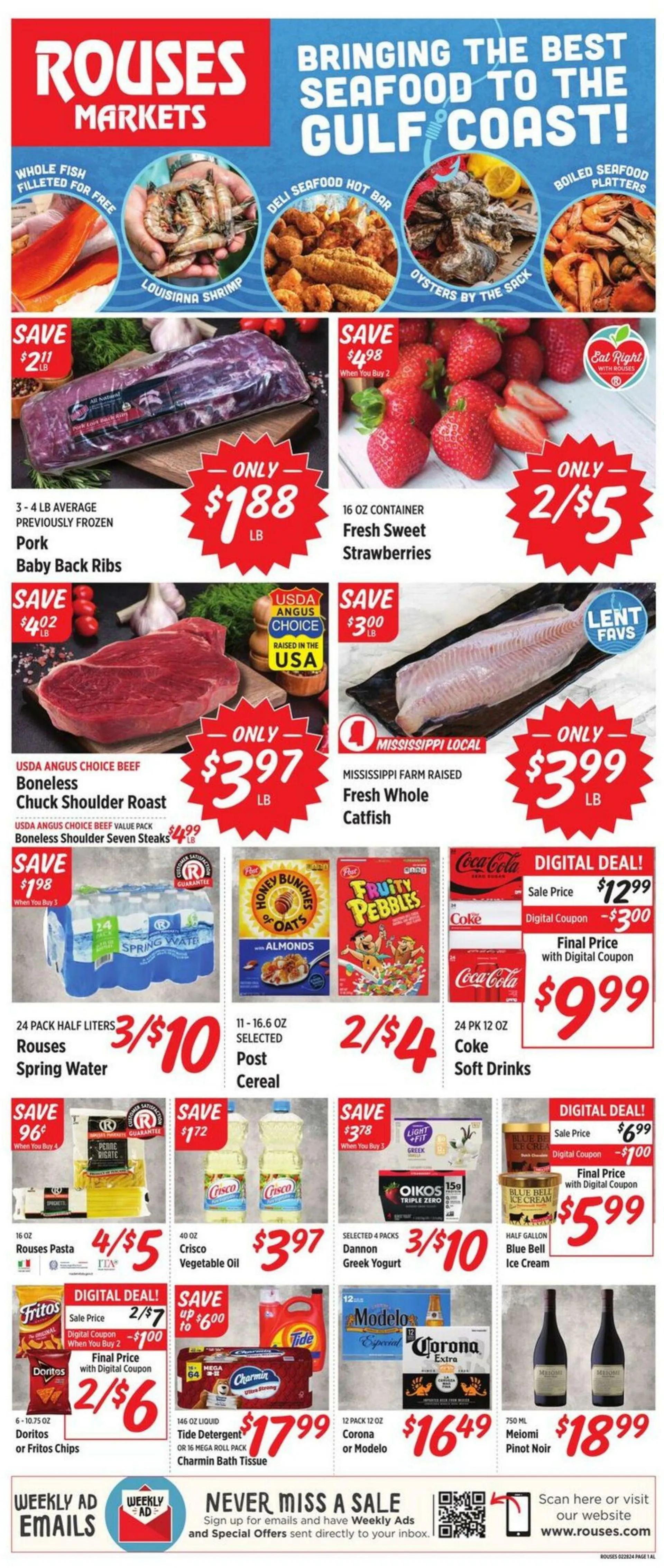 Weekly ad Rouses Current weekly ad from February 28 to March 6 2024 - Page 1