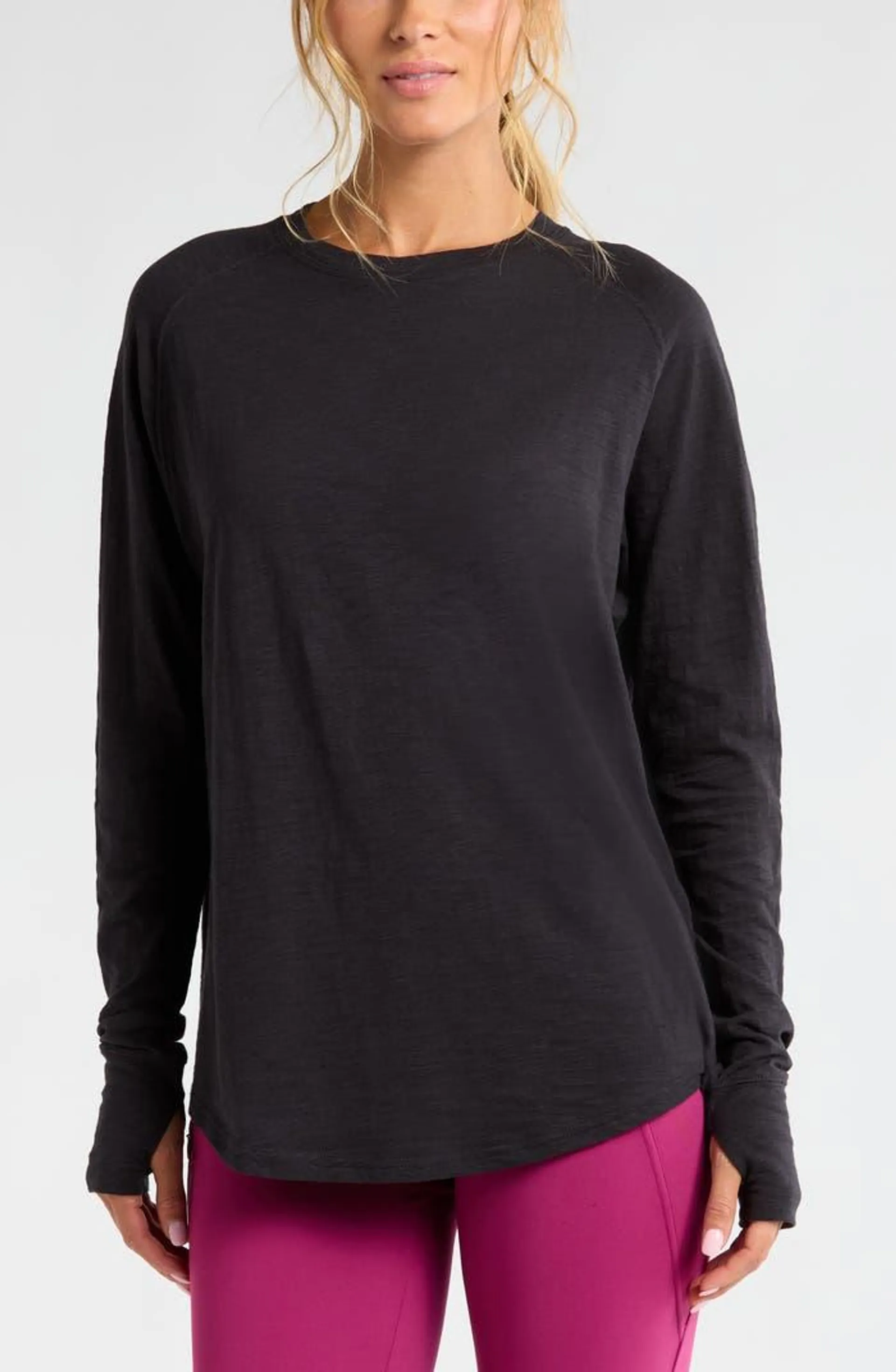 Relaxed Washed 2.0 Long Sleeve Slub Tee