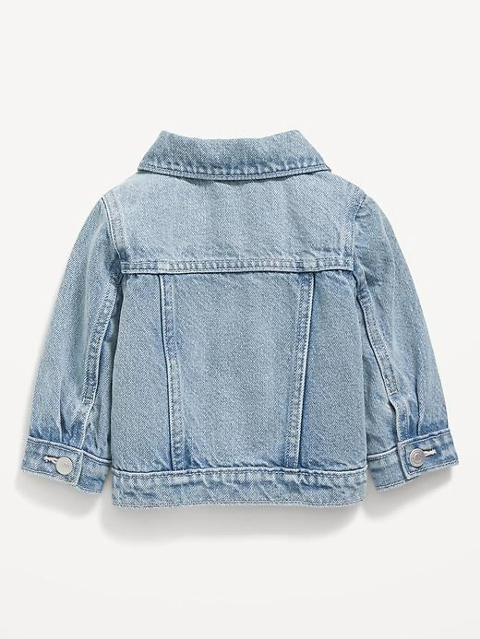 Heart-Pocket Trucker Jean Jacket for Baby