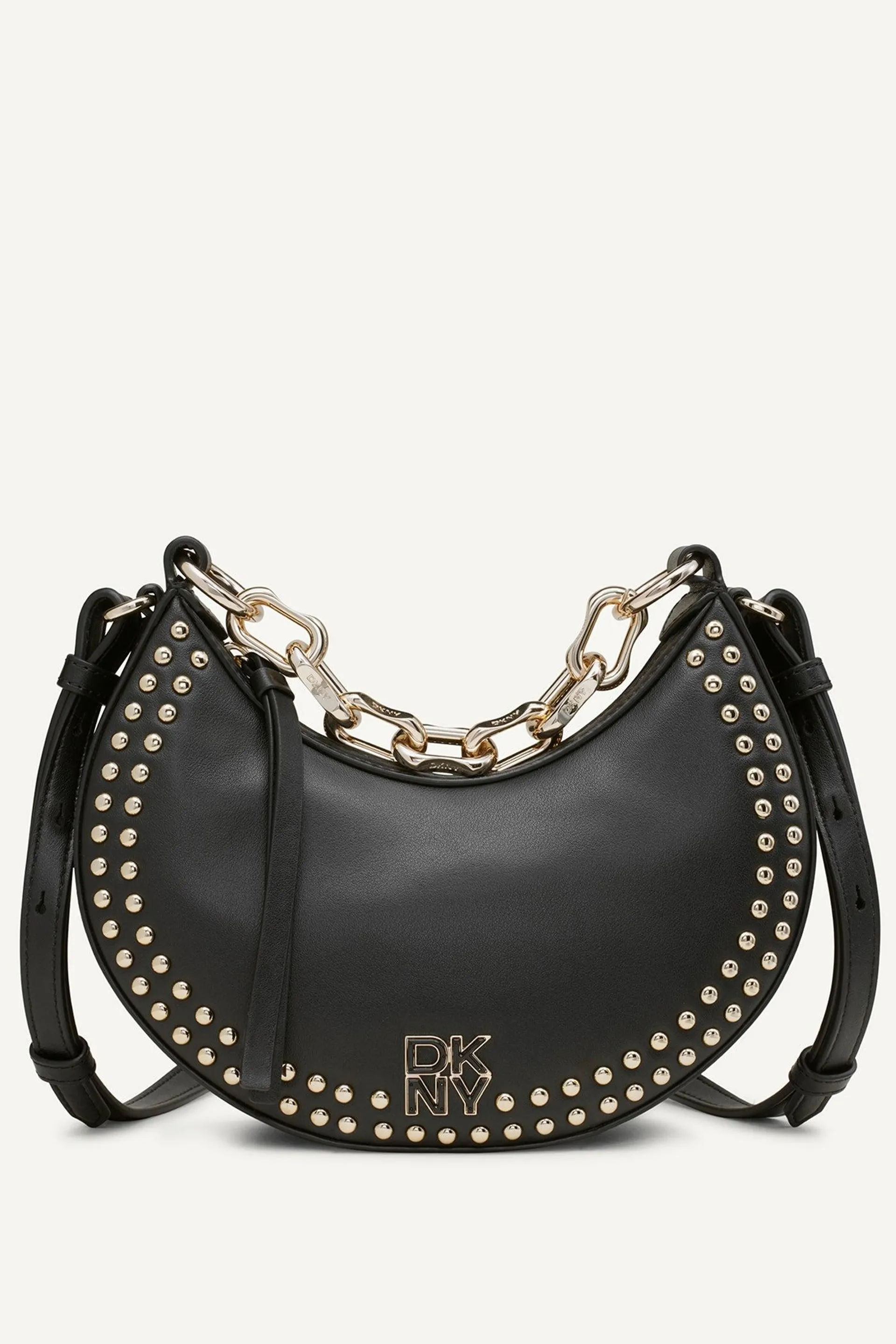 LES MINI STUDDED CHAIN SHOULDER BAG