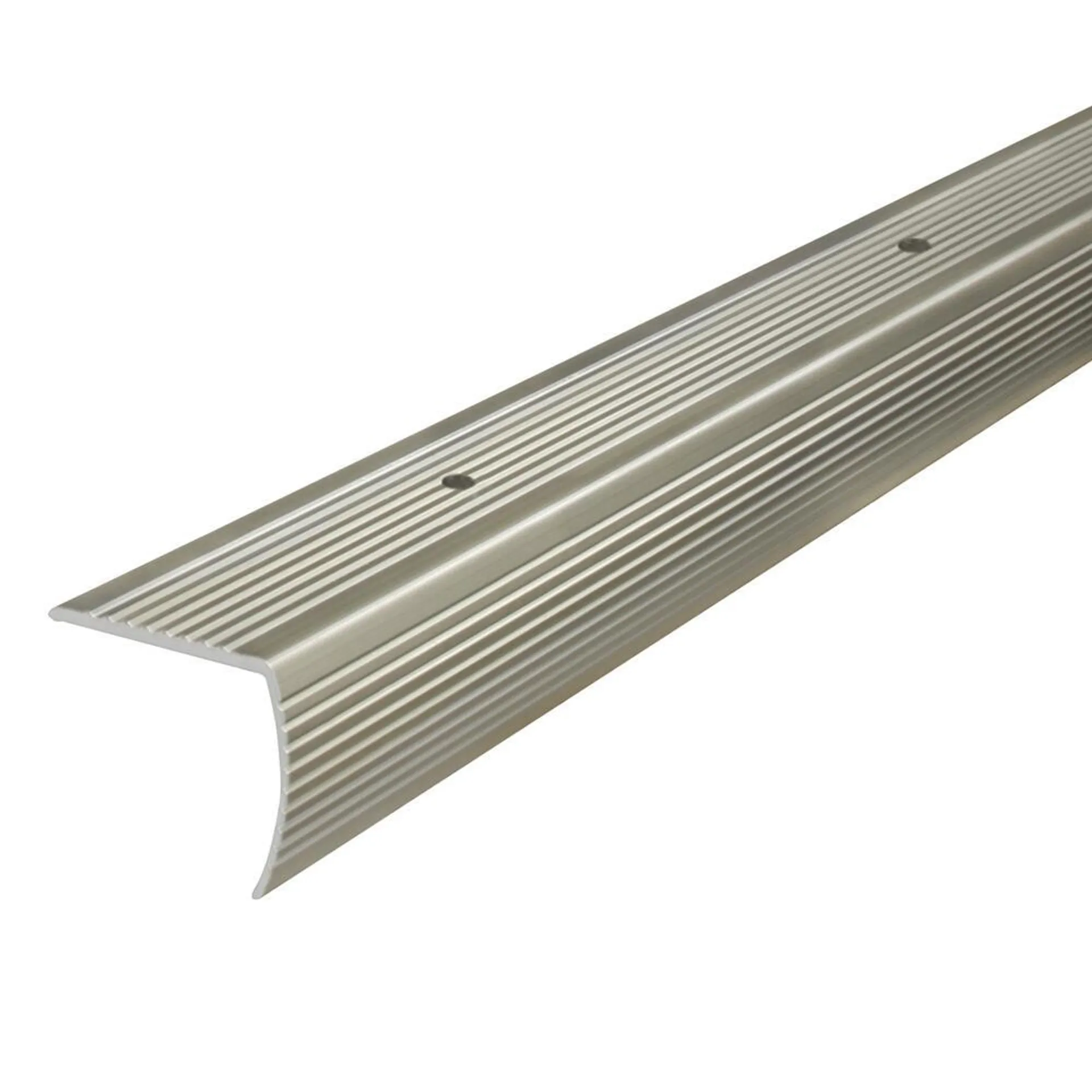 M-D Building Products® Pewter 1-1/8" x 1-1/8" x 96" Fluted Stair Edging