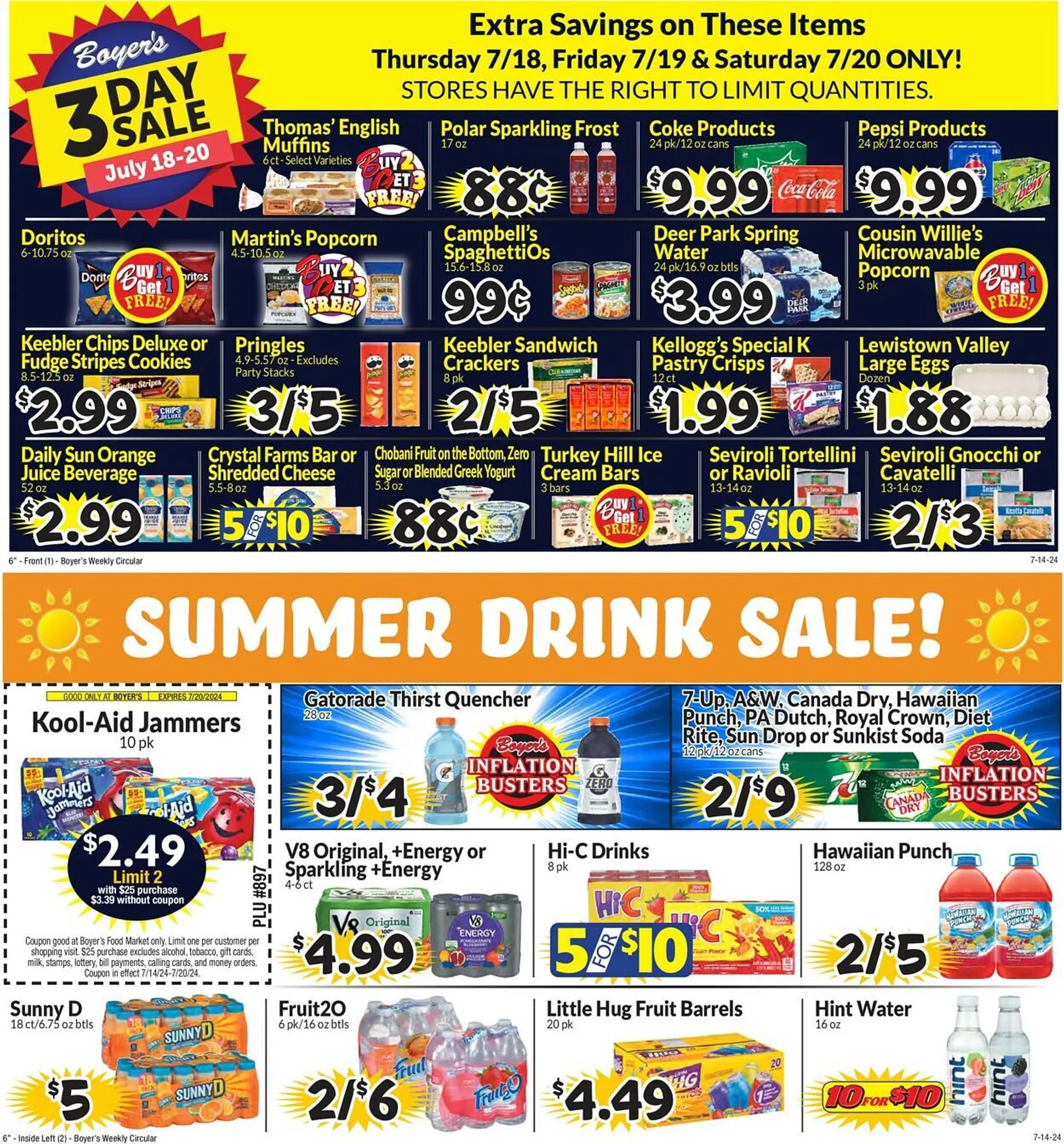 Boyers Food Markets Weekly Ad - 1