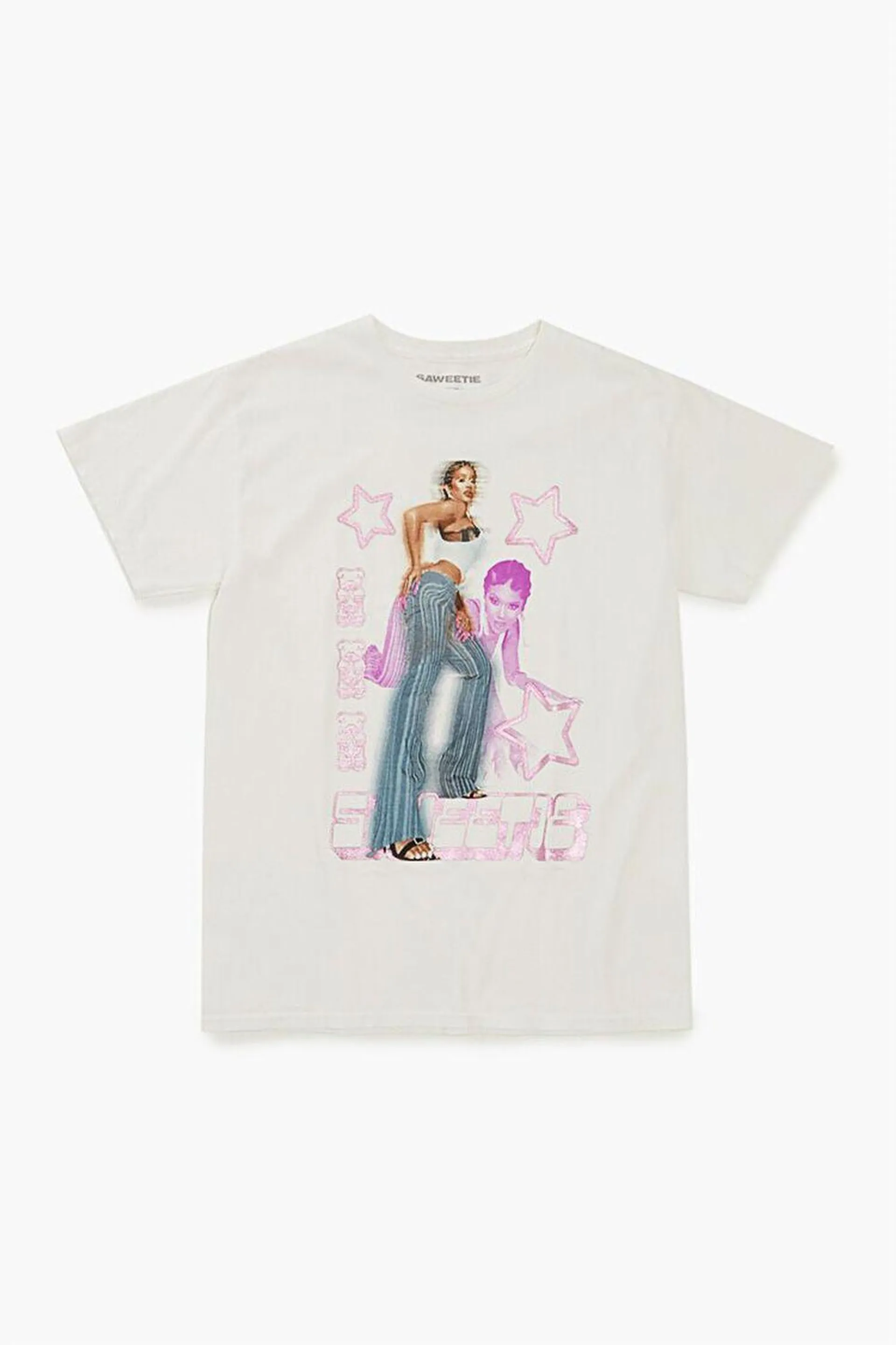 Shimmer Foil Saweetie Graphic Tee