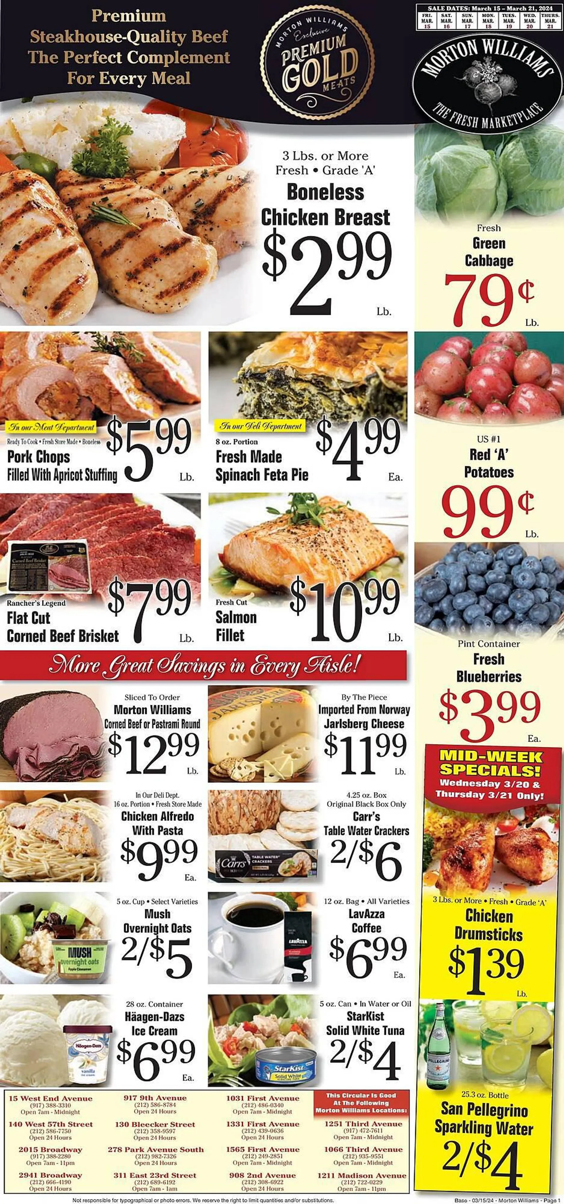 Weekly ad Morton Williams Weekly Ad from March 15 to March 21 2024 - Page 1