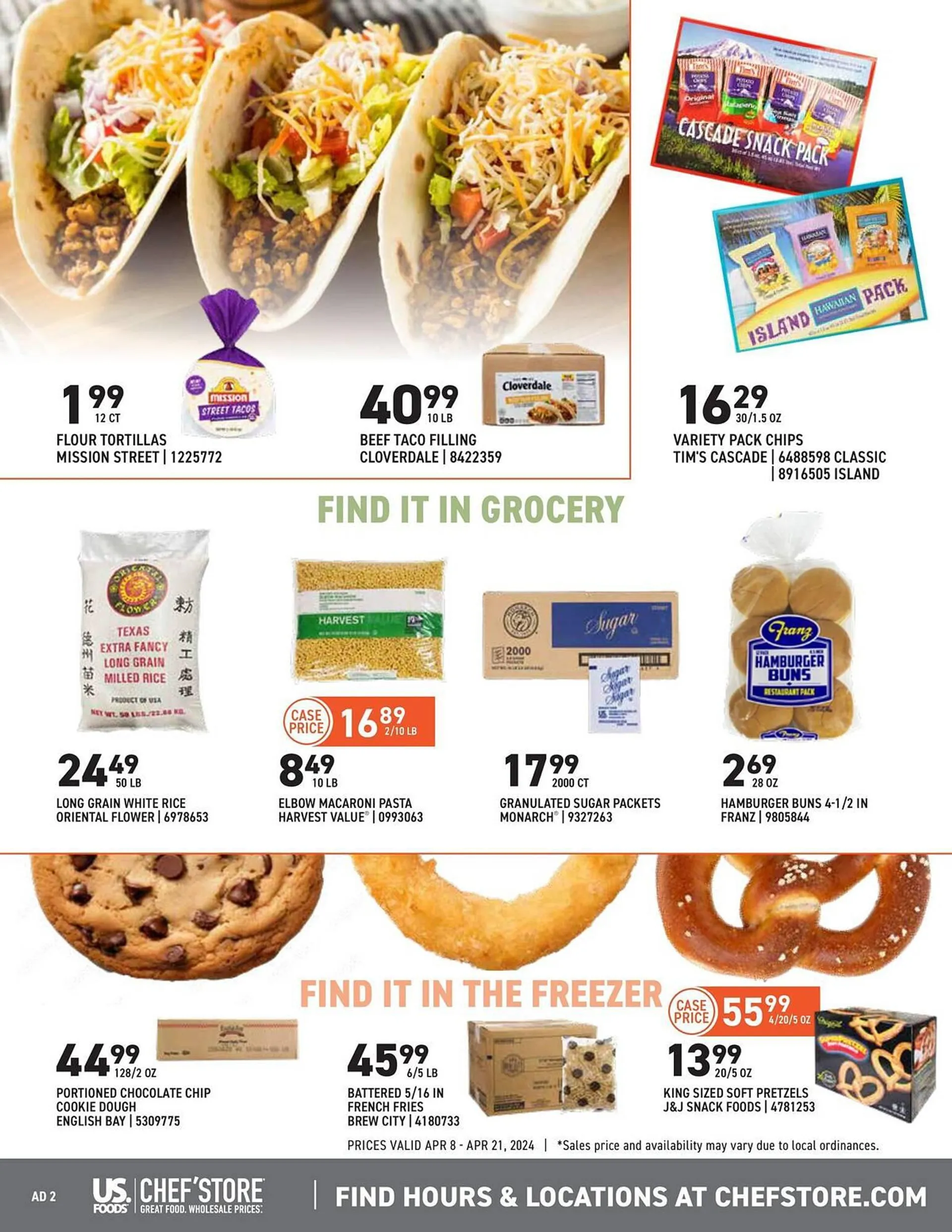 Weekly ad US Foods Chef's Store Weekly Ad from April 8 to April 21 2024 - Page 2