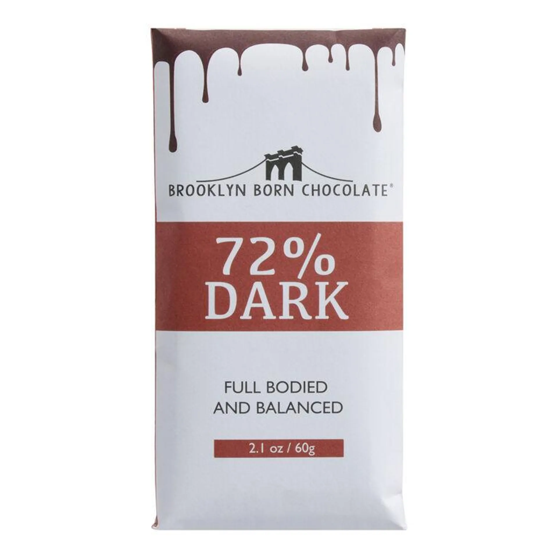 Brooklyn Born 72% Dark Chocolate Bar