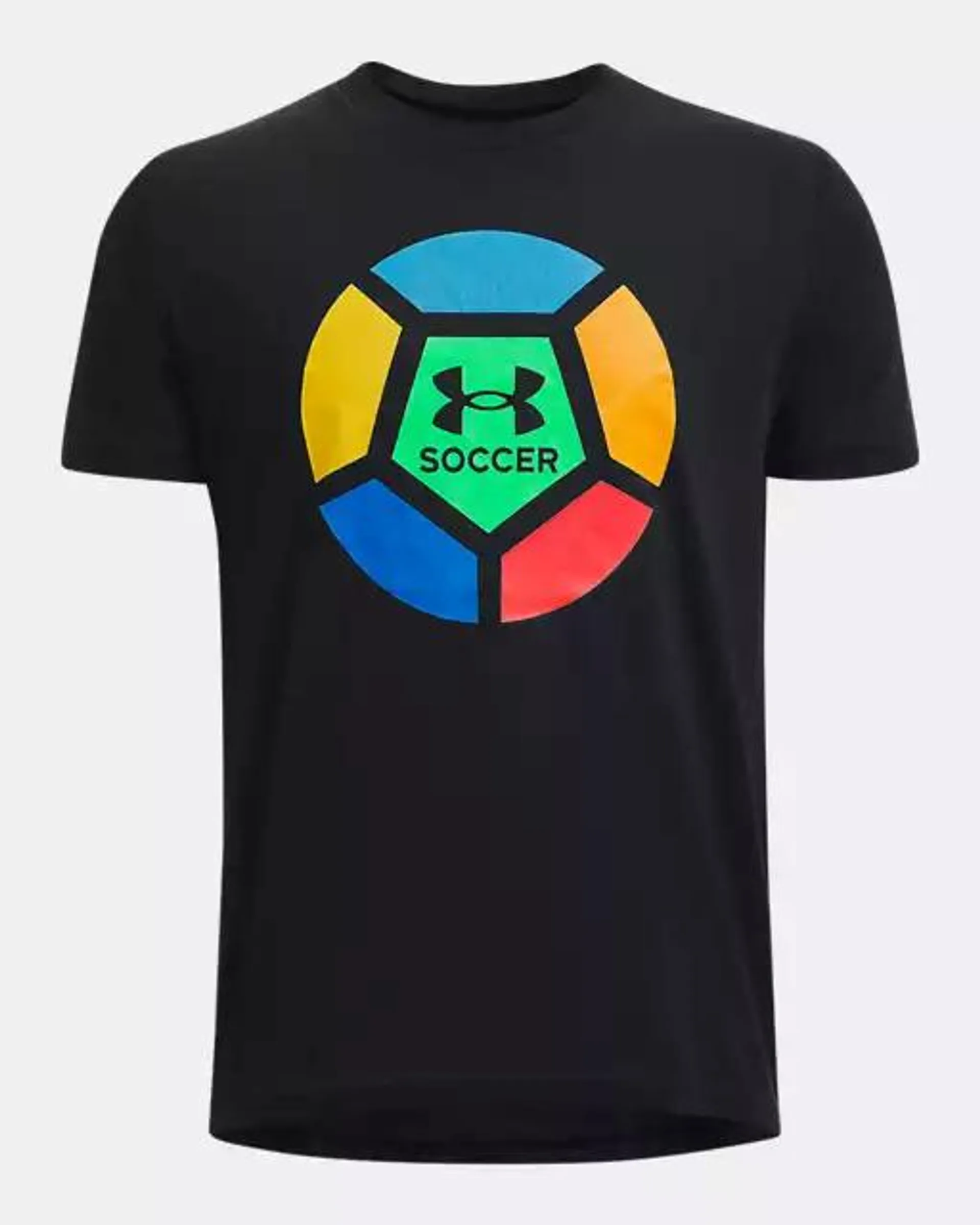 Boys' UA Multicolor Soccer Ball Short Sleeve