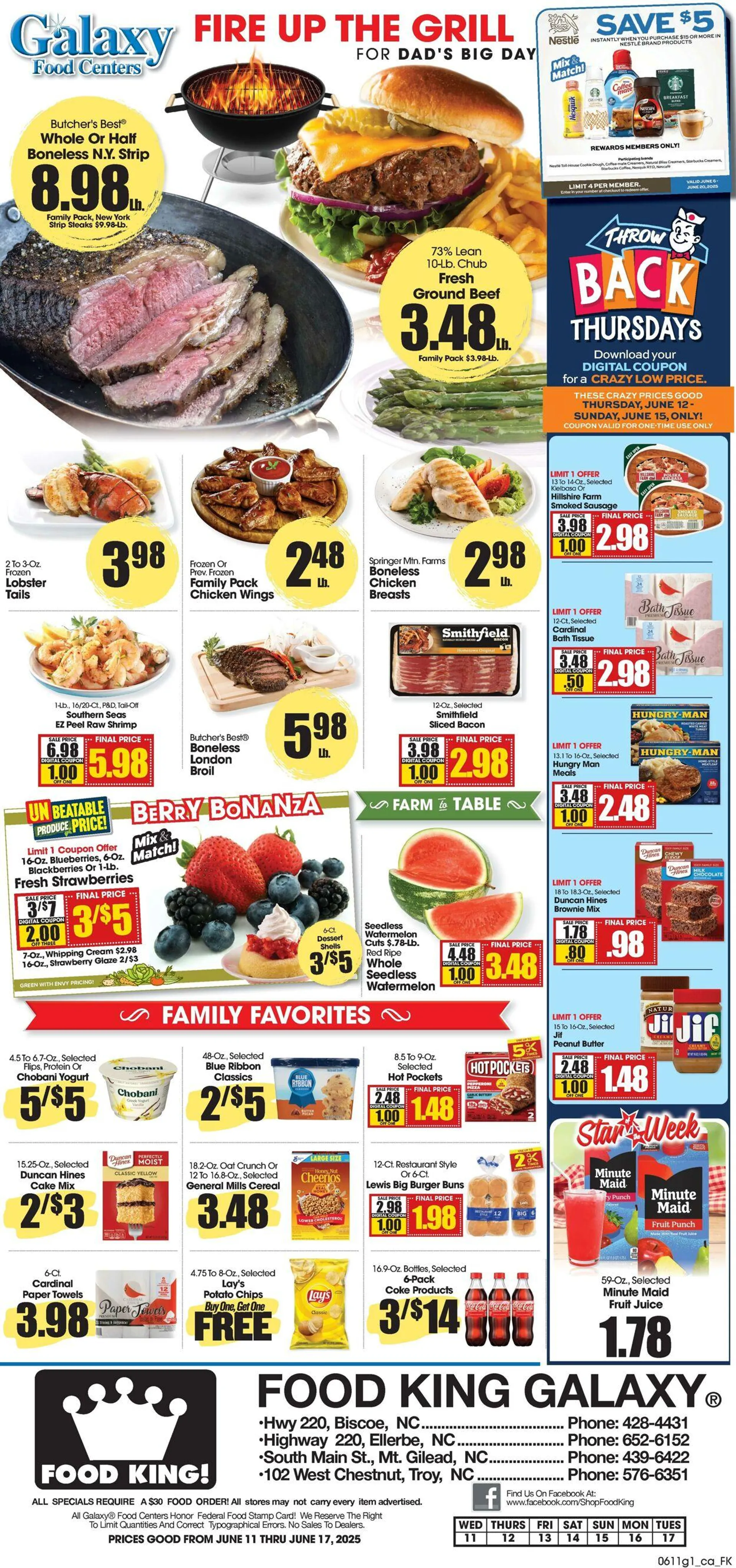 Weekly ad Food King from June 11 to June 17 2025 - Page 1