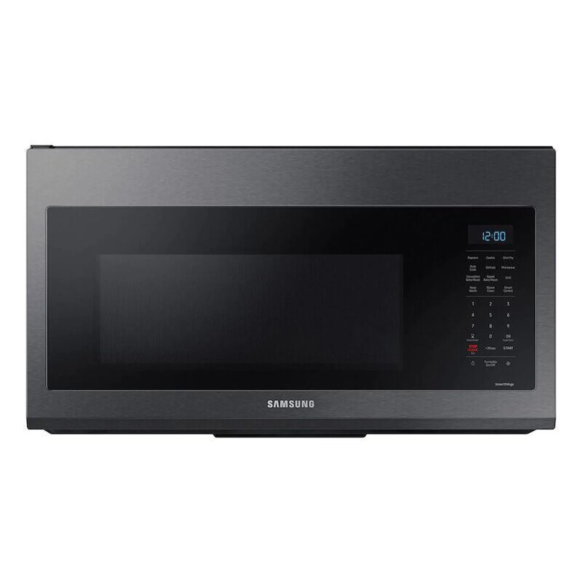 Samsung 30" 1.7 Cu. Ft. Over-the-Range Microwave with 10 Power Levels, 300 CFM & Sensor Cooking Controls - Black Stainless Steel