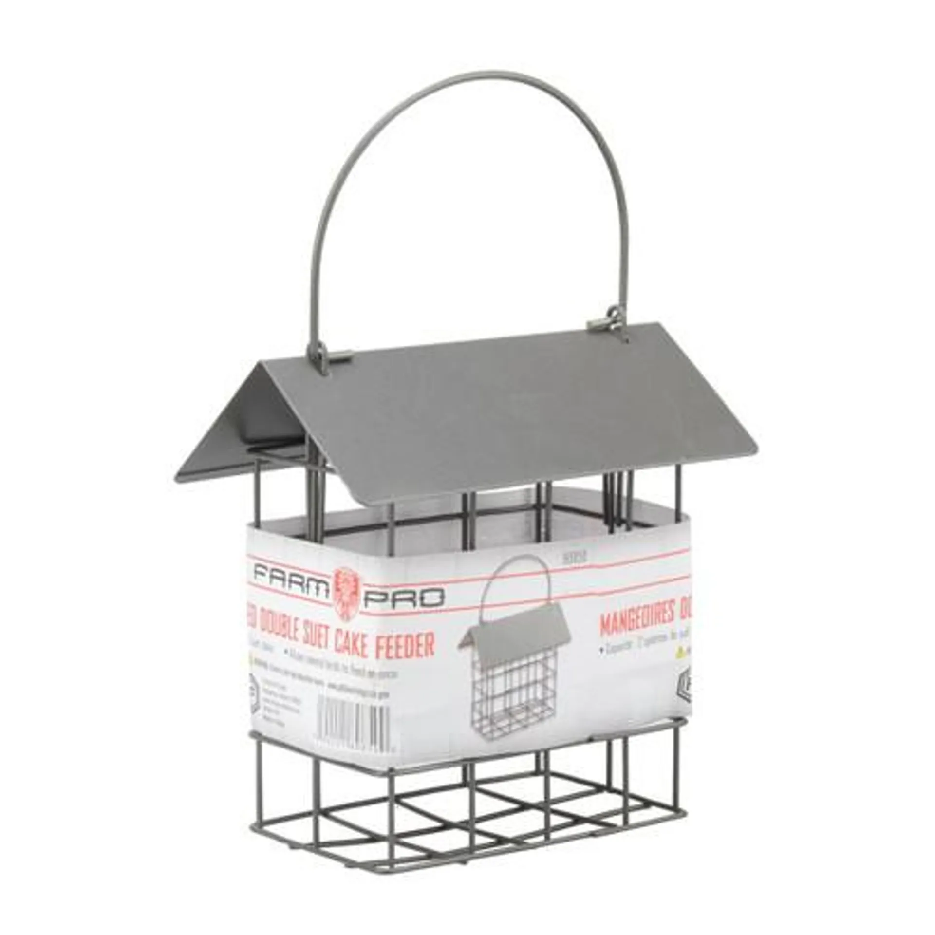 Farm Pro Roofed Double Suet Cake Feeder