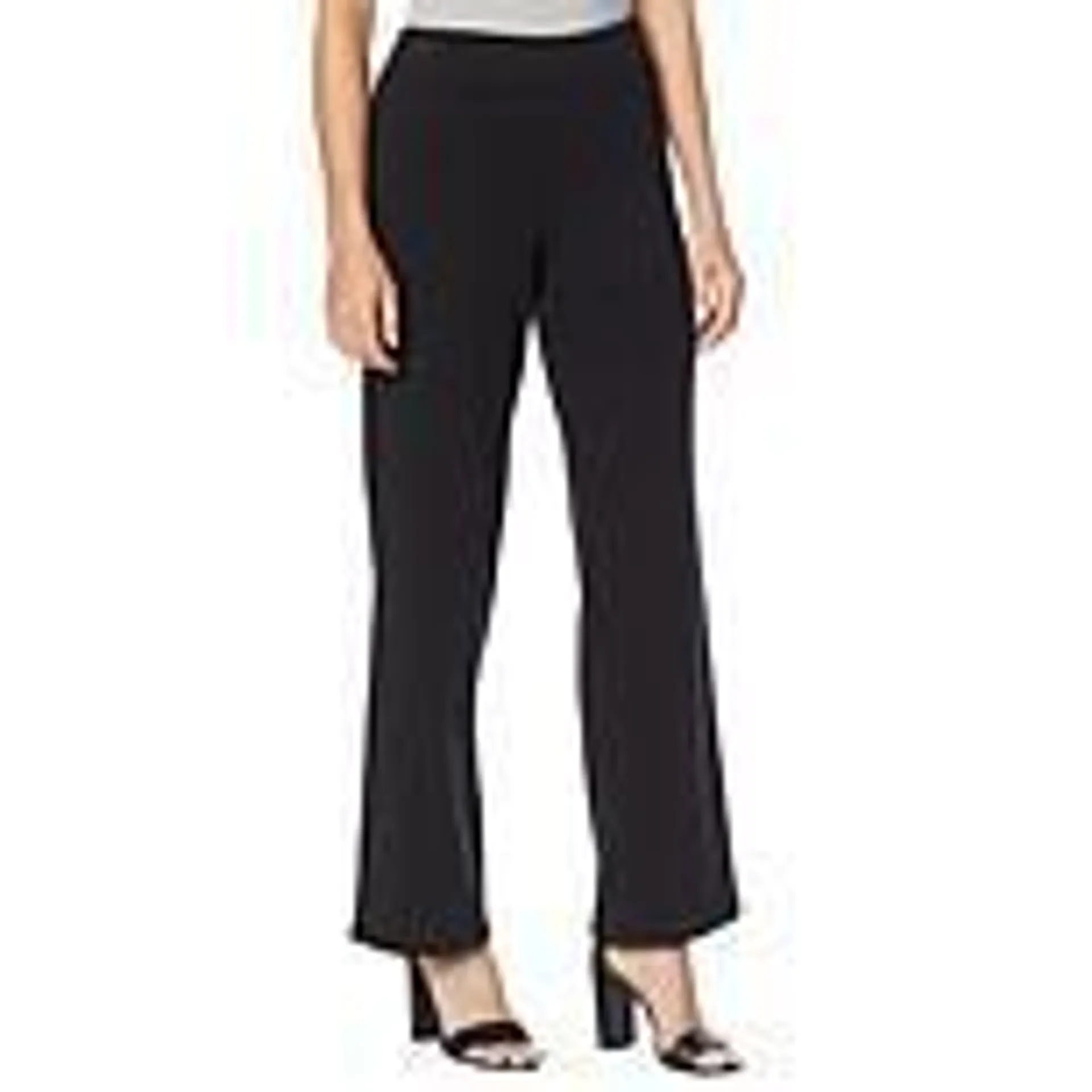 IMAN Global Chic French Terry Straight-Leg Pull-On Pant