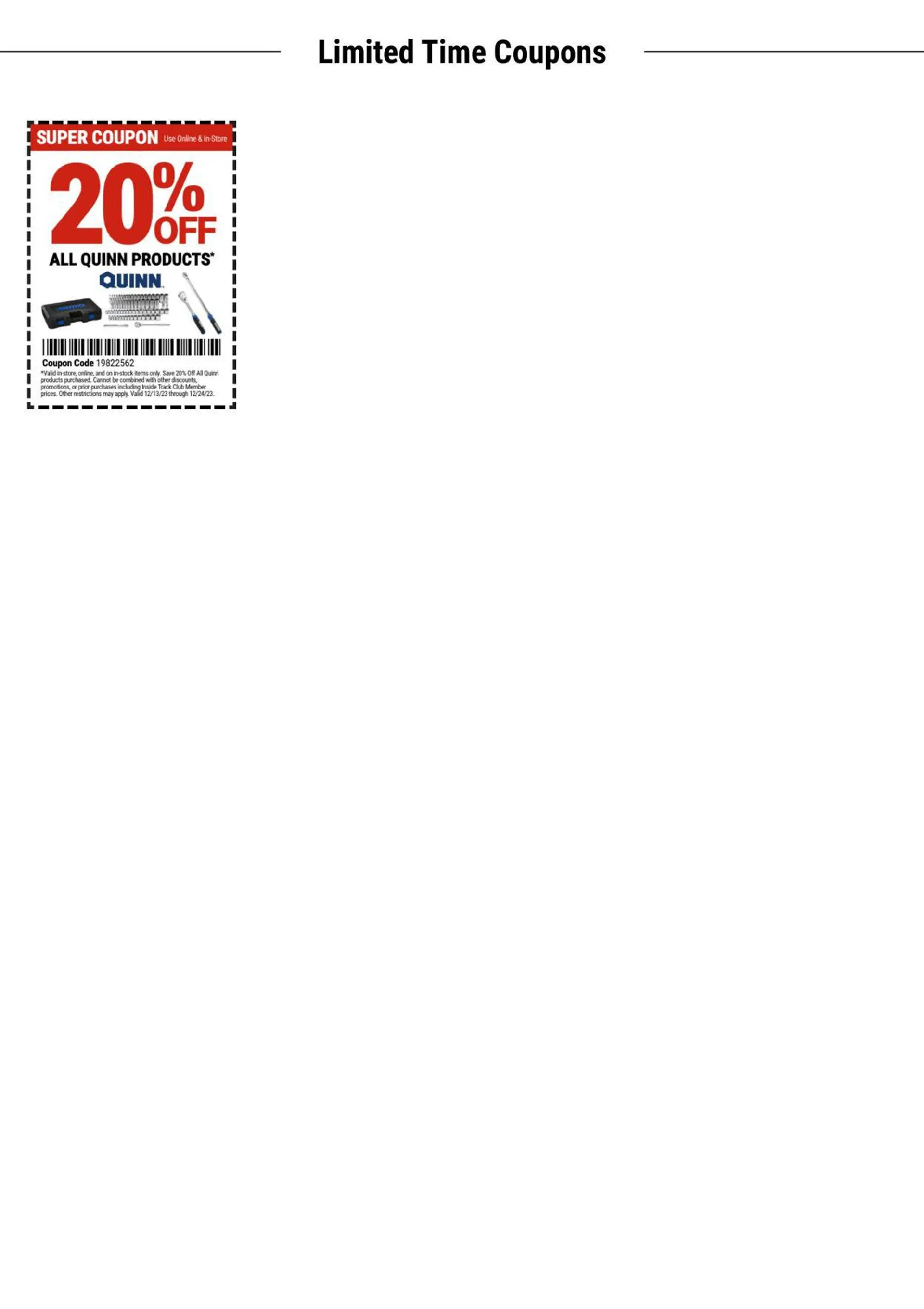 Weekly ad Harbor Freight Current weekly ad from December 11 to December 26 2023 - Page 15