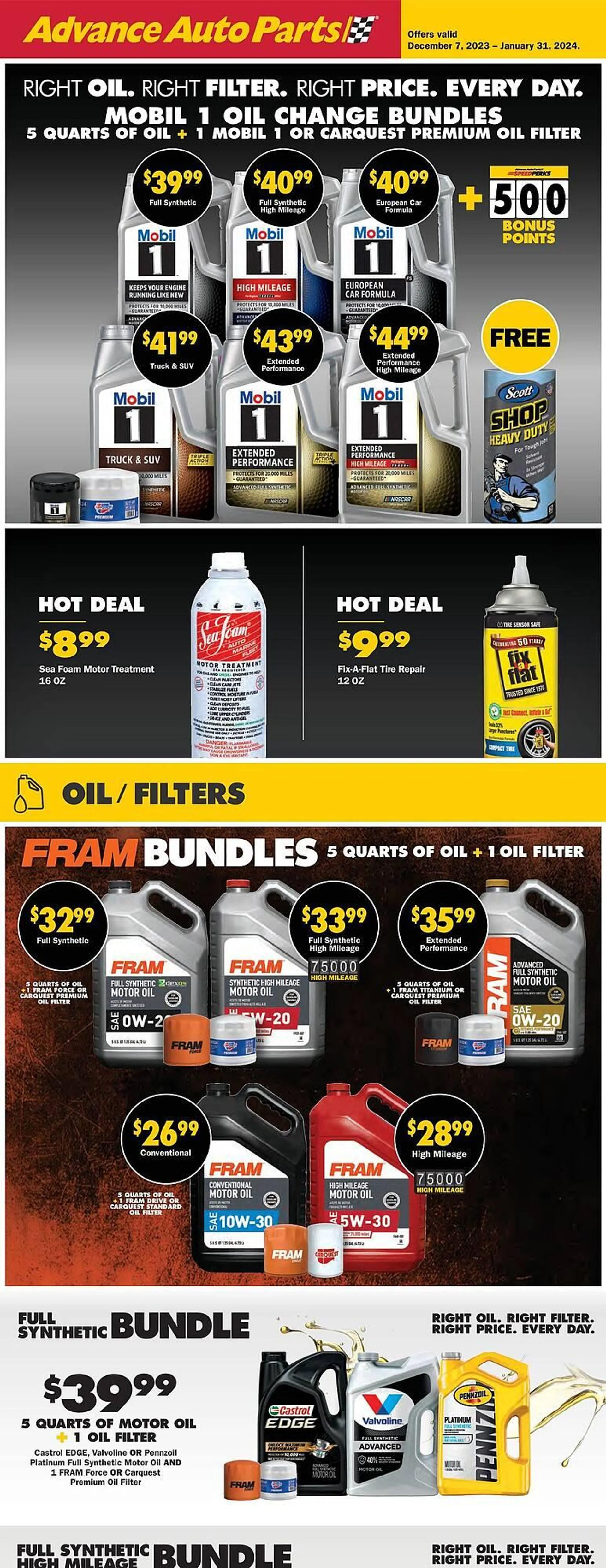 Advance Auto Parts Weekly Ad - 1