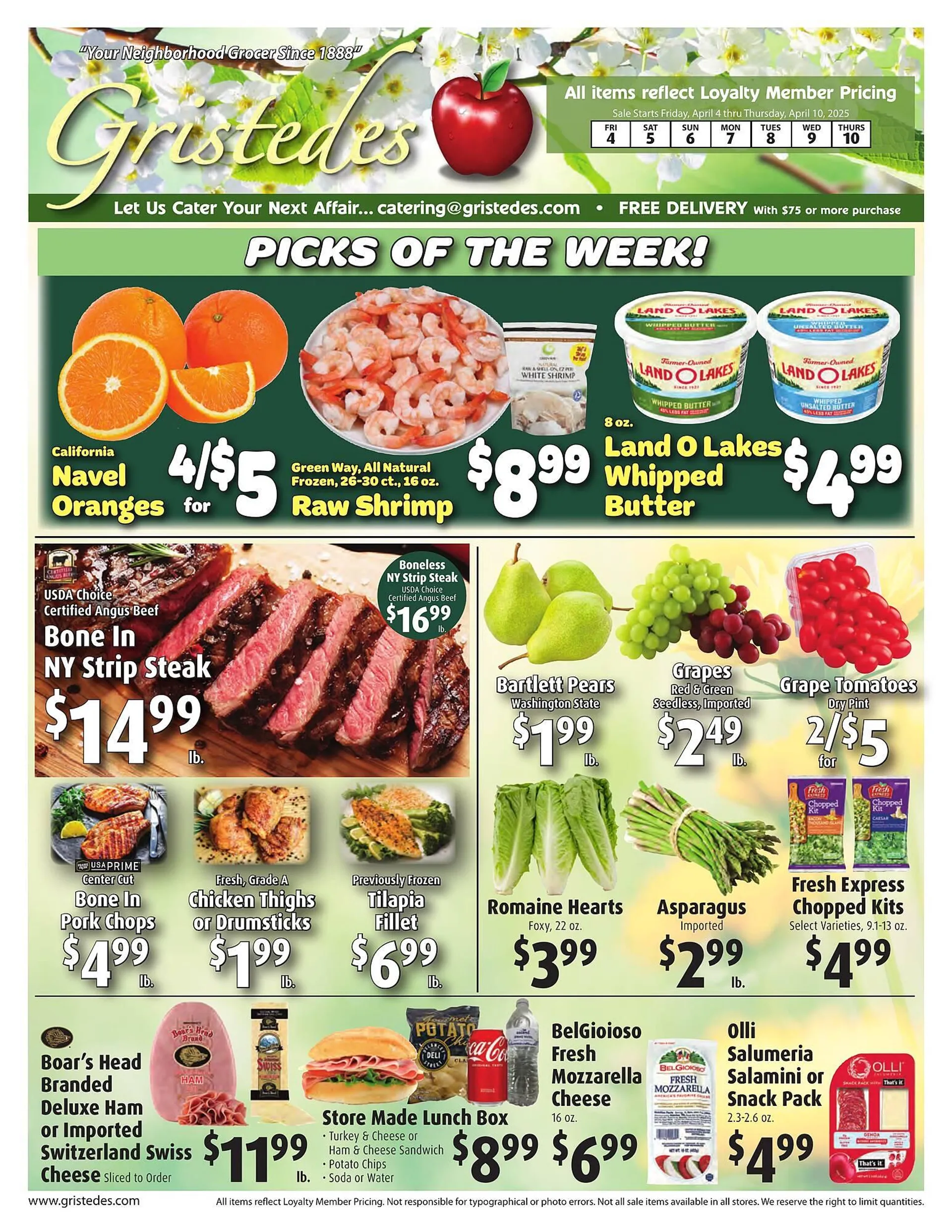 Gristedes Weekly Ad - 1
