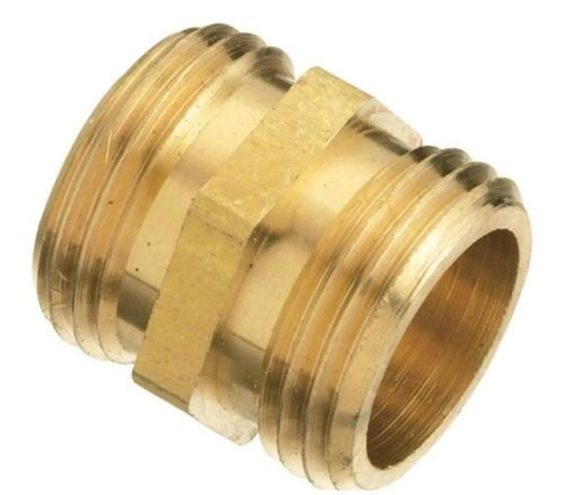 Plumb Pak Garden Hose Adapter - 3/4 X 3/4 In, MHT X MHT - Brass