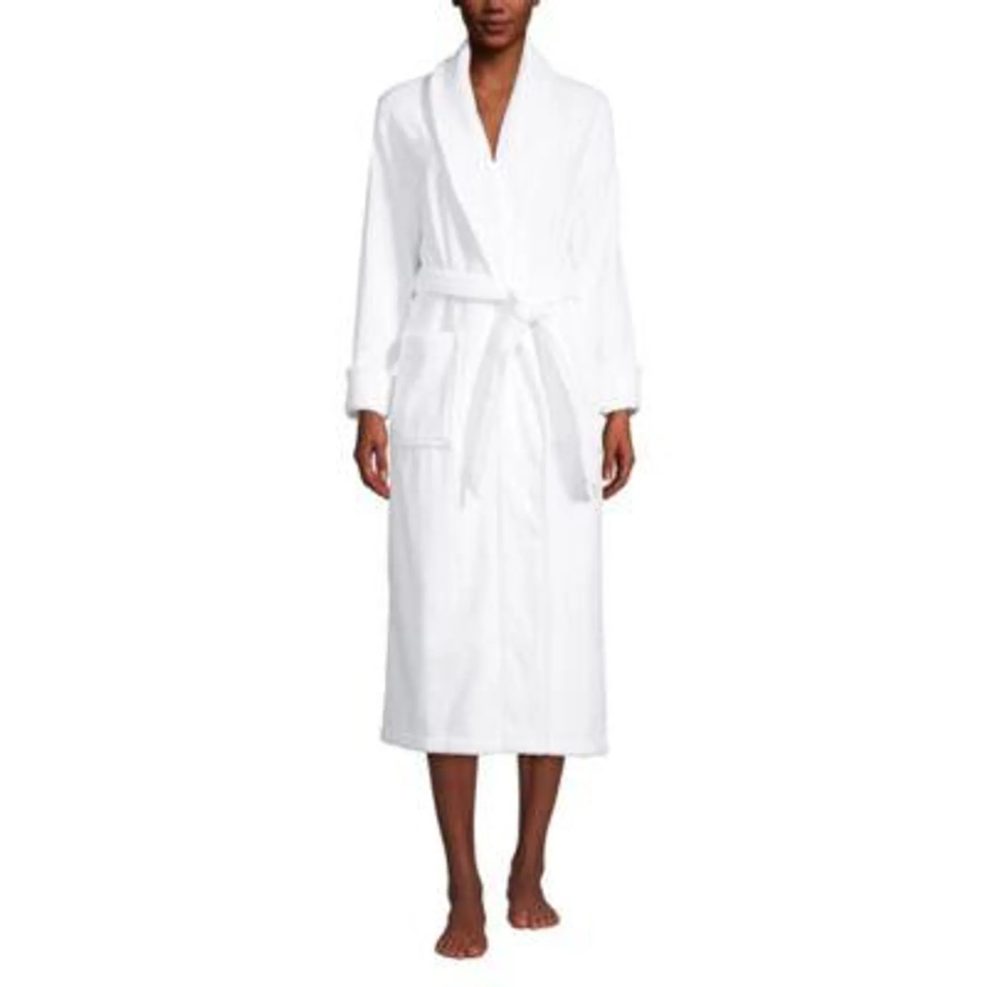 Women's Cotton Terry Long Spa Bath Robe