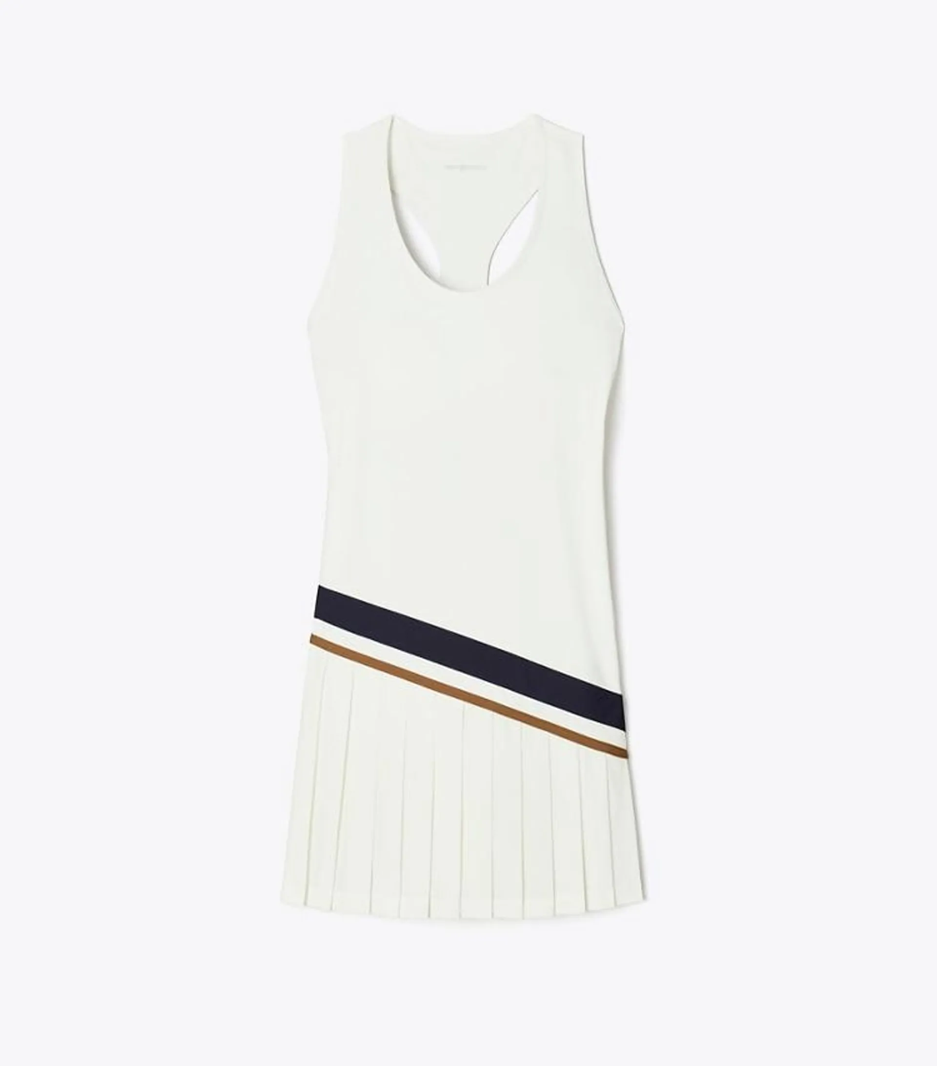 PERFORMANCE JERSEY RACERBACK CHEVRON TENNIS DRESS