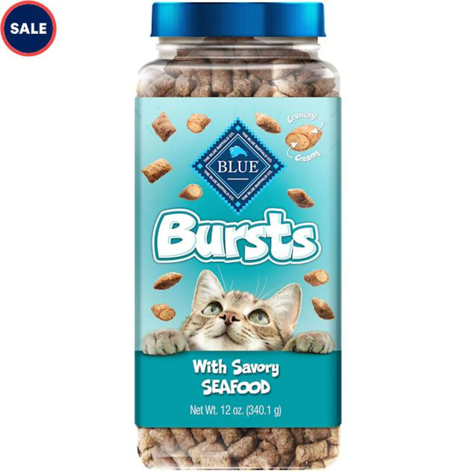 Blue Buffalo Bursts Feline Seafood Flavour Cat Treats, 12 oz.