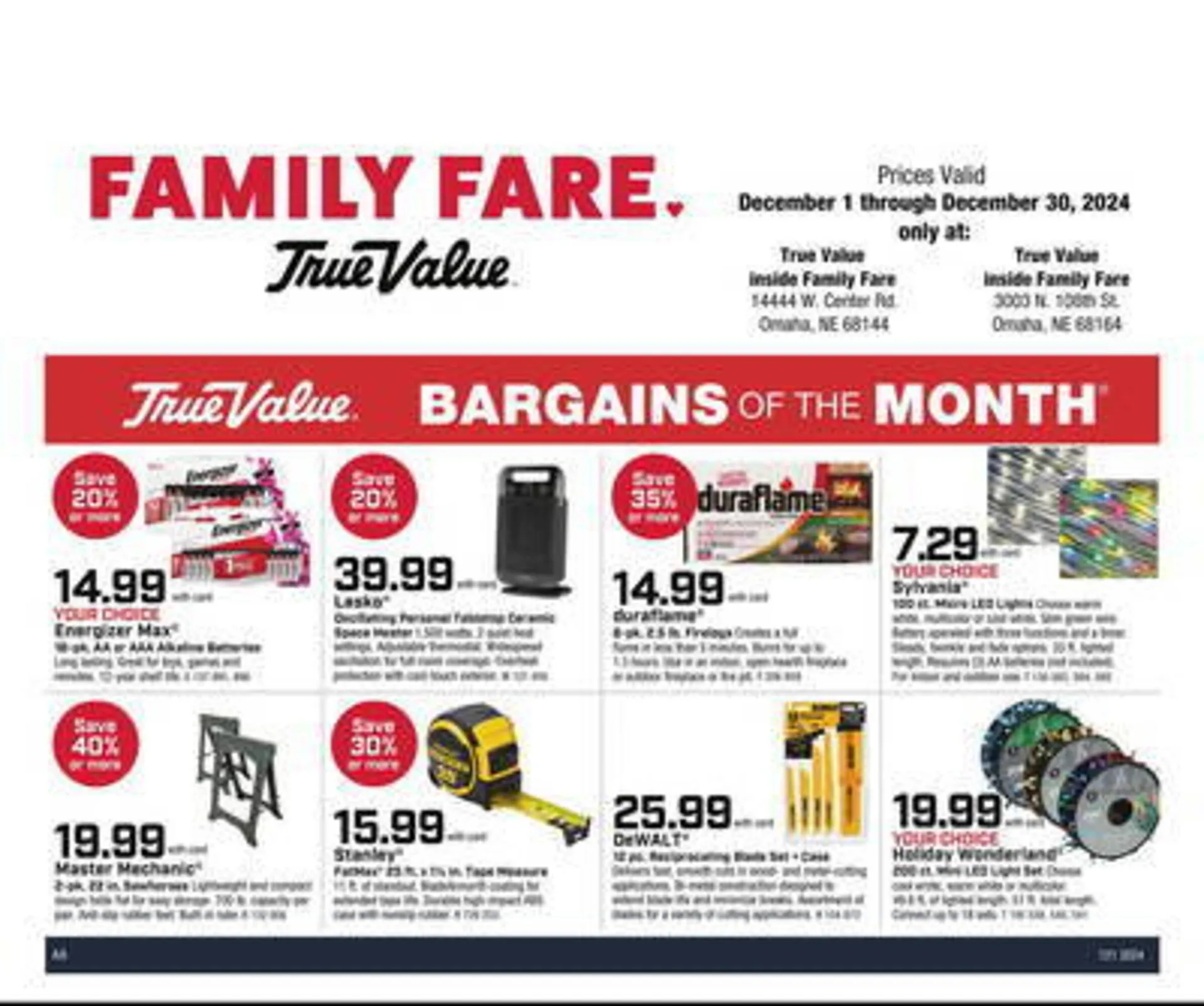 Weekly ad Family Fare Weekly Ad from December 8 to December 14 2024 - Page 2