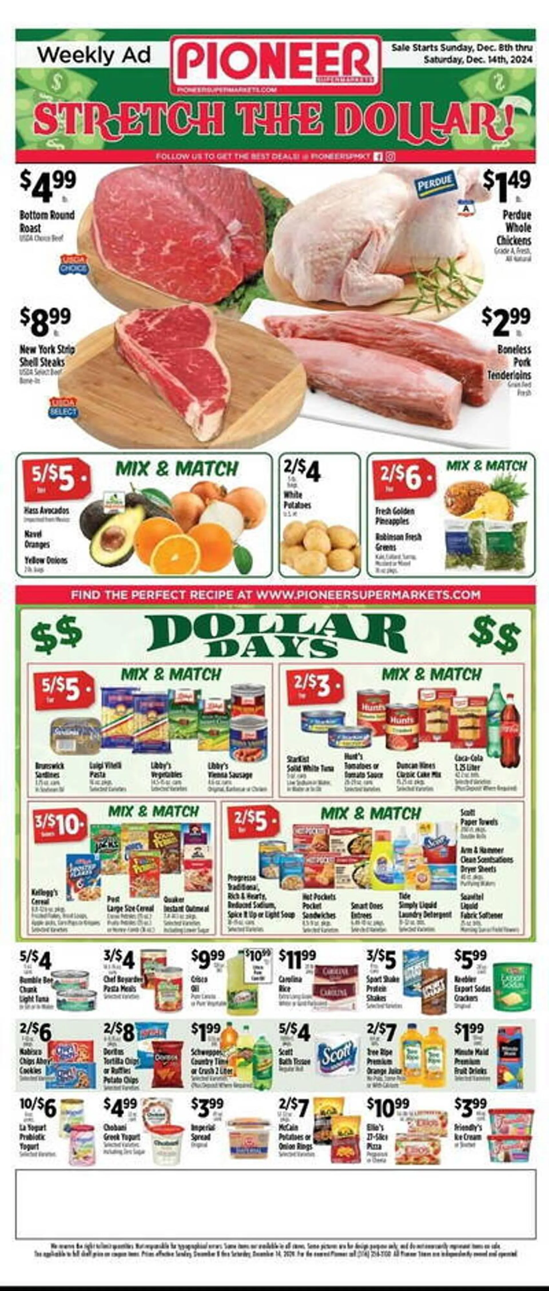 Pioneer Supermarkets Weekly Ad - 1