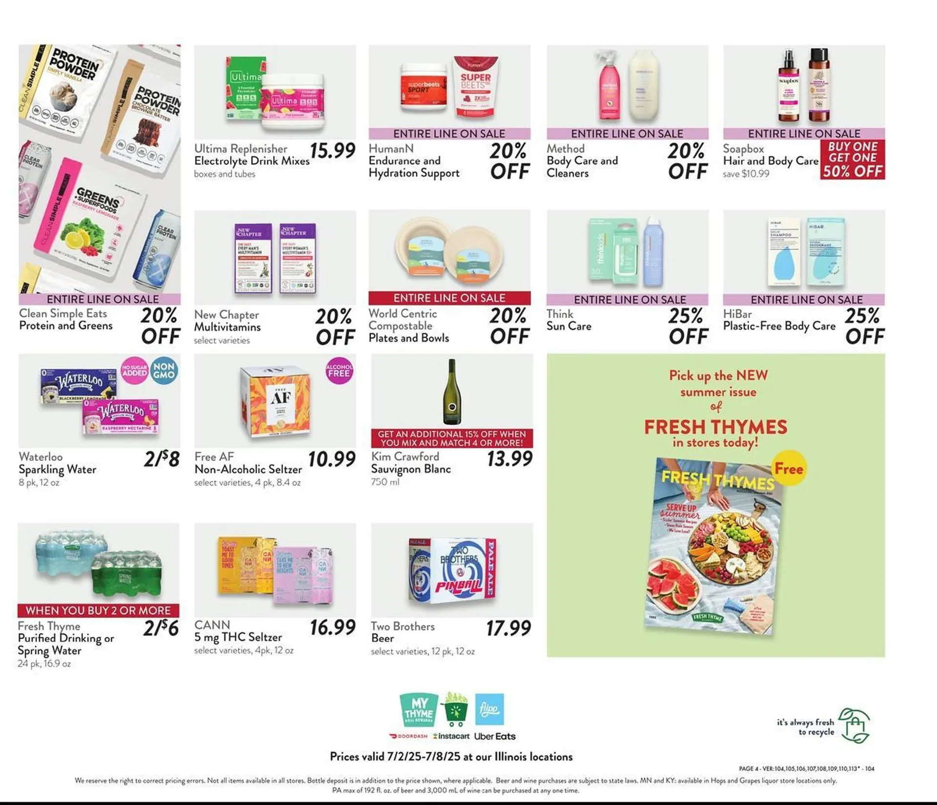 Weekly ad Fresh Thyme Weekly Ad from July 2 to July 8 2025 - Page 9