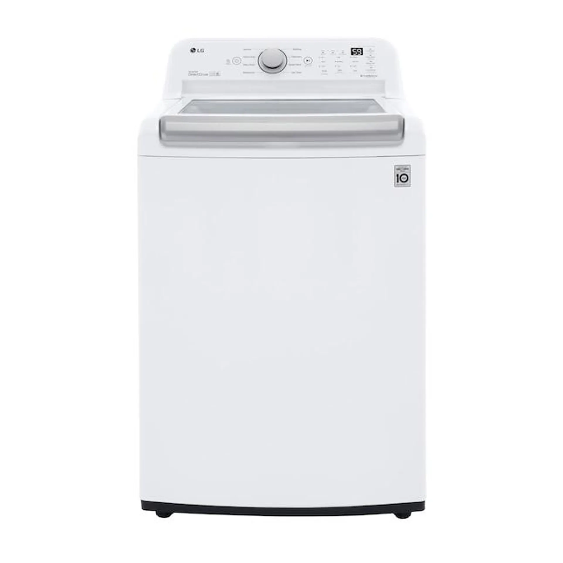 LG ColdWash 5-cu ft High Efficiency Impeller Top-Load Washer (White) ENERGY STAR