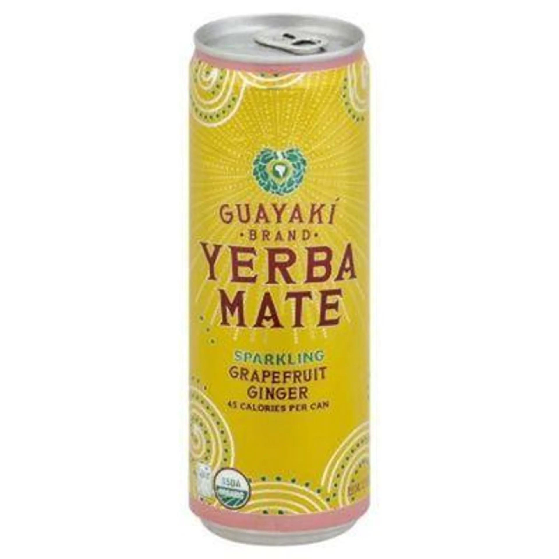 Guayaki Grapefruit Ginger Sparkling Yerba Mate