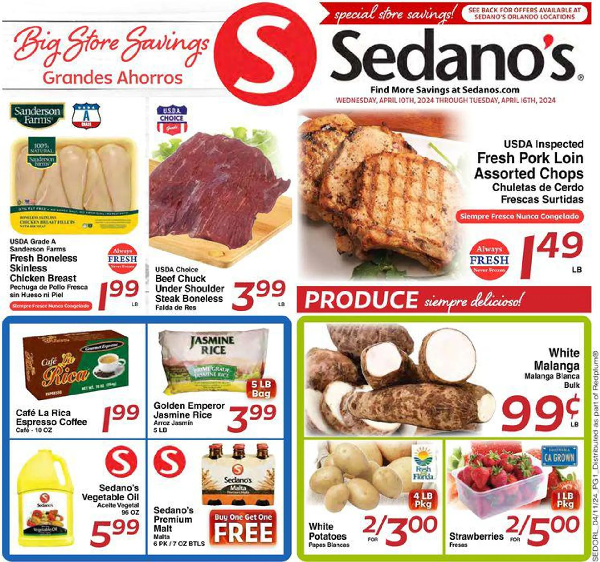 Weekly ad Big Store Savings from April 11 to April 16 2024 - Page 