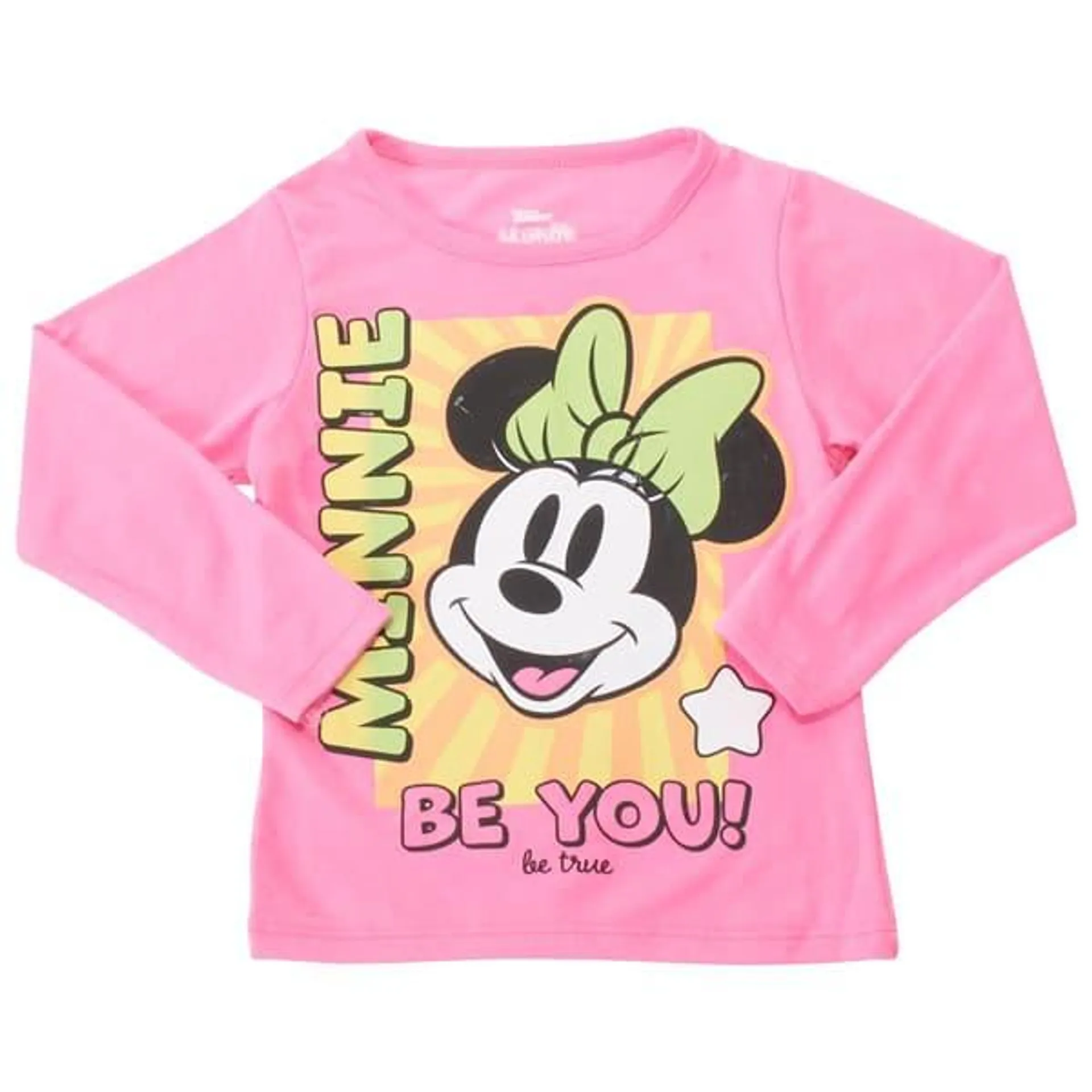 Toddler Girl Disney Minnie Be You Be True Long Sleeve Top