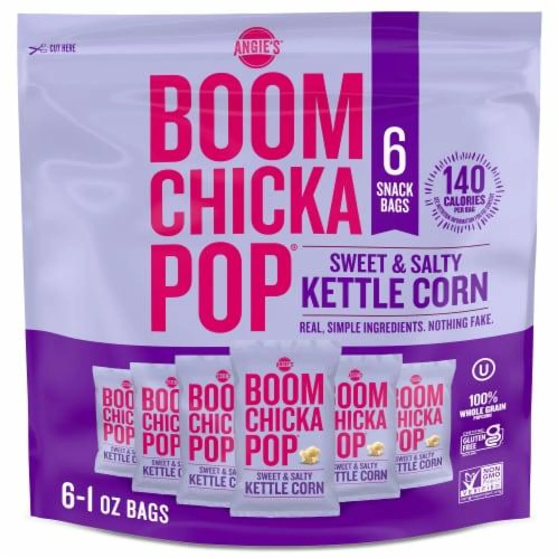 Angie's Boomchickapop Sweet & Salty Kettle Corn Popcorn