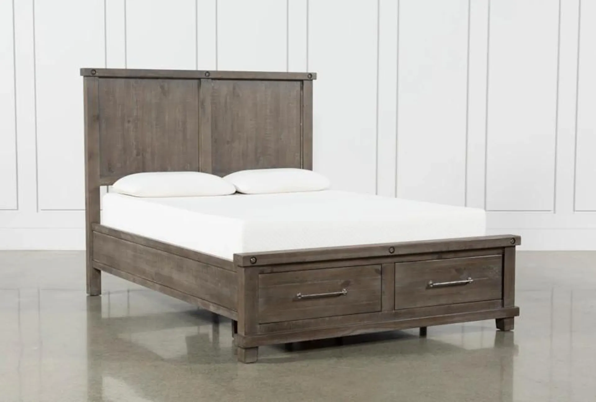 Jaxon Grey Queen Wood Storage Bed