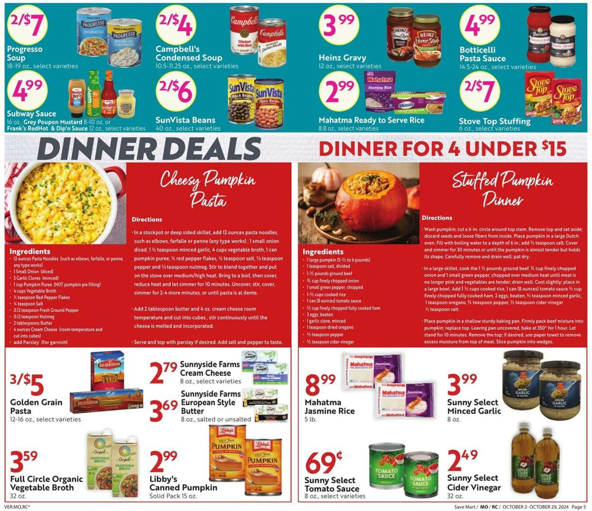 Weekly ad Save Mart Current weekly ad from October 2 to October 29 2024 - Page 5