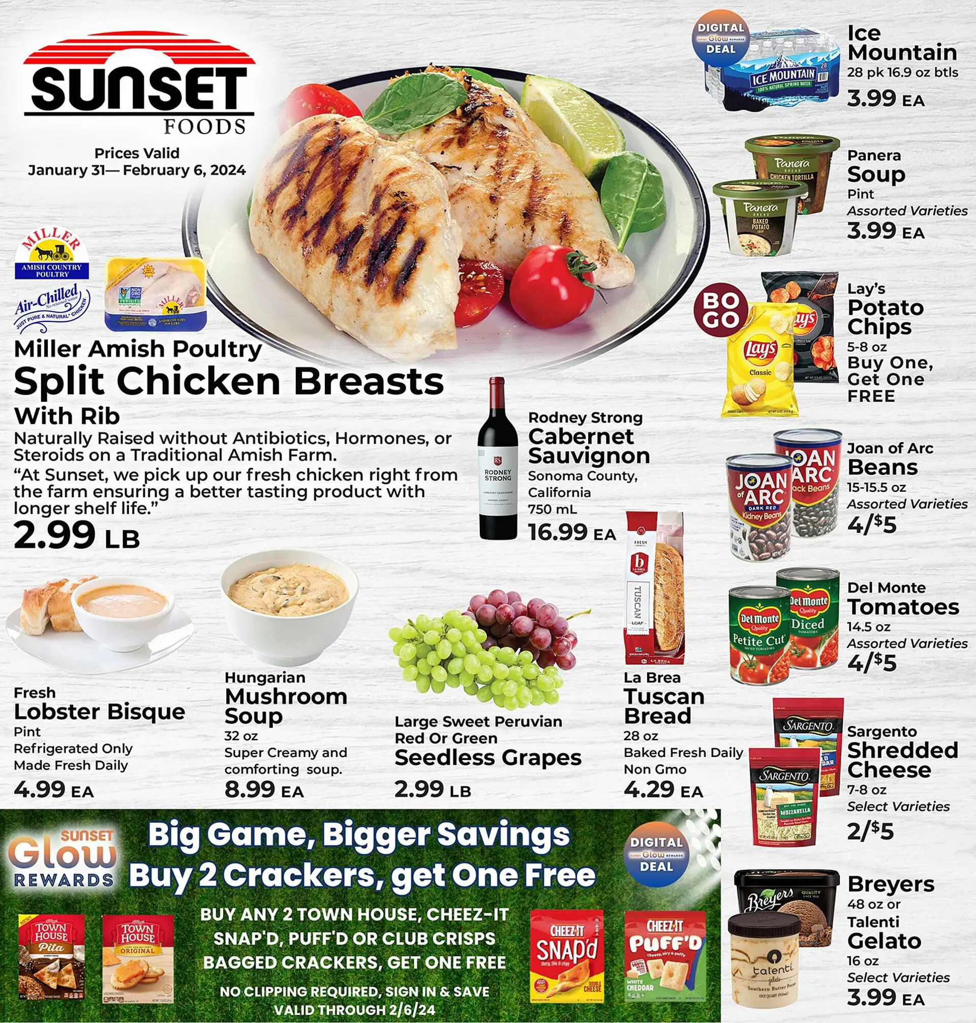 Weekly ad Sunset Foods ad from January 31 to February 6 2024 - Page 