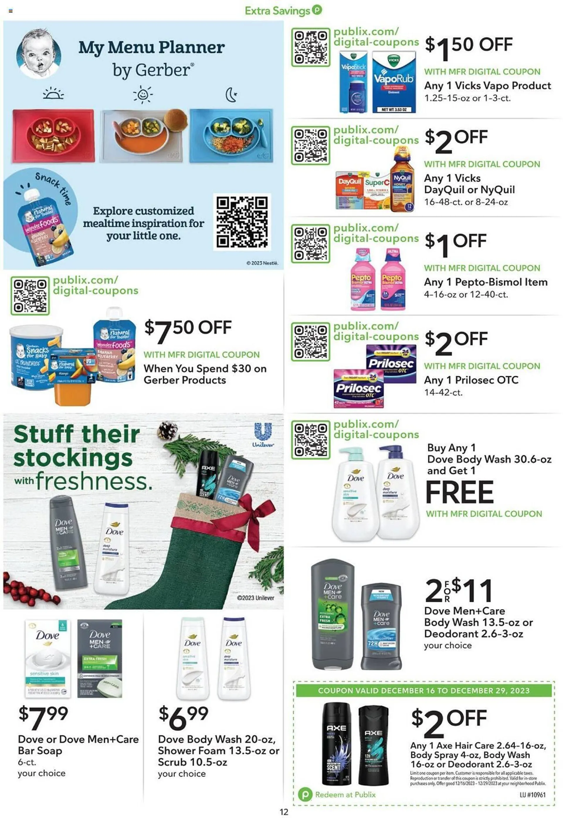 Weekly ad Publix Weekly Ad from December 16 to December 29 2023 - Page 12