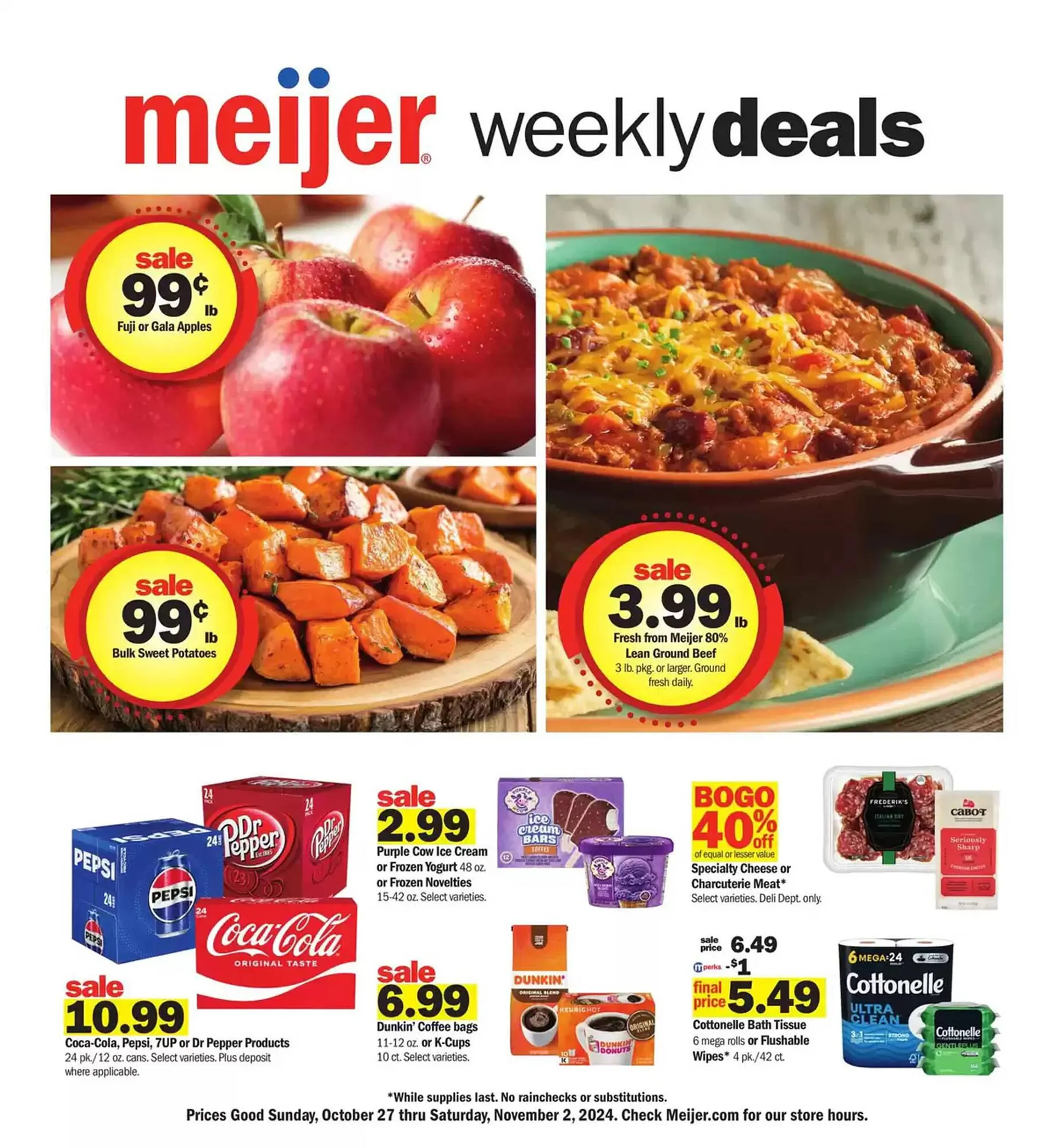 Weekly ad Meijer Weekly Ad from October 27 to November 2 2024 - Page 1