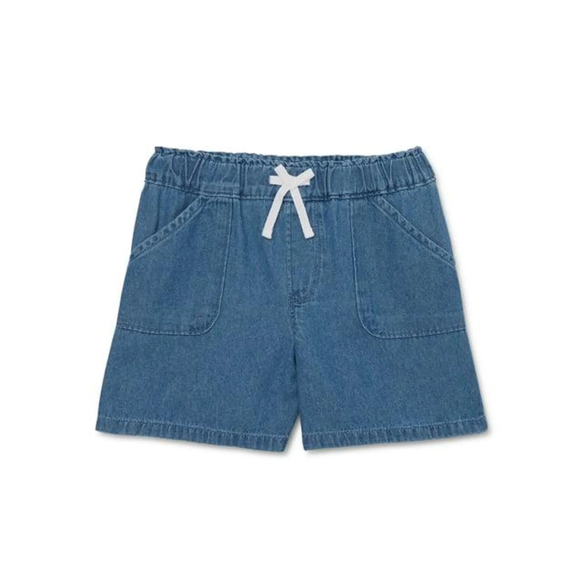 Wonder Nation Girls Pull On Shorts, Sizes 4-18 & Plus