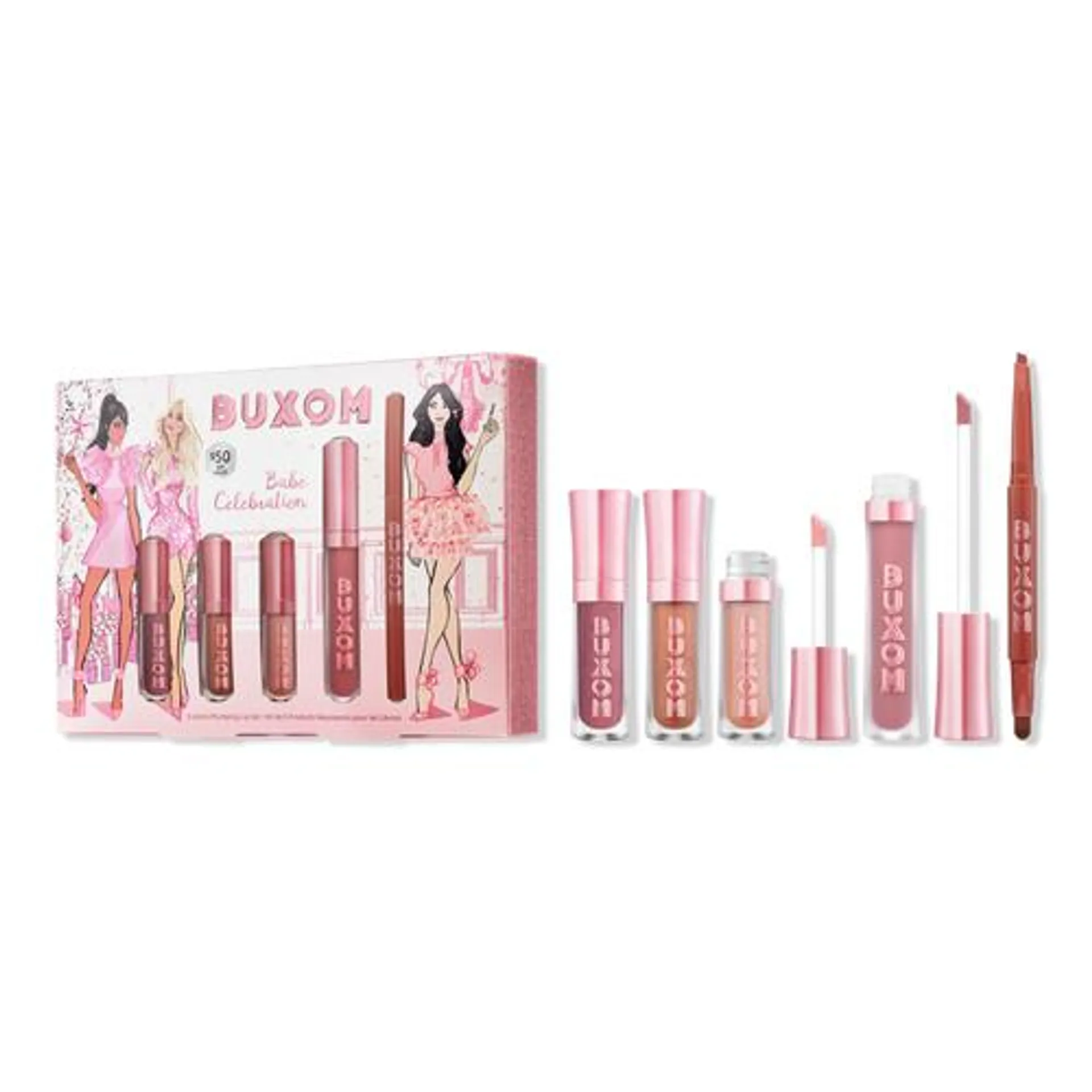 Babe Celebration Lip Gloss and Lip Liner Gift Set