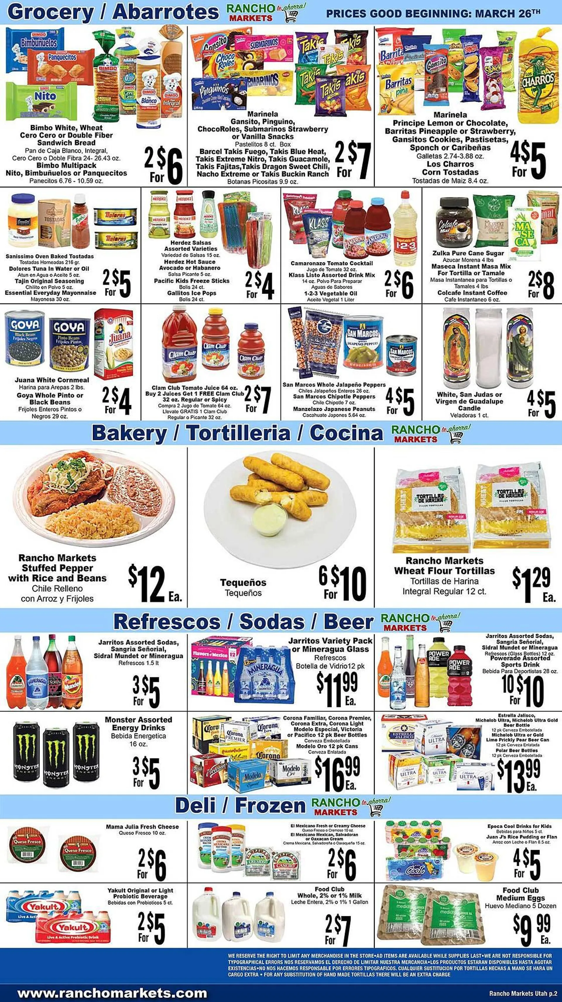 Weekly ad Rancho Markets Weekly Ad from March 26 to April 1 2024 - Page 2